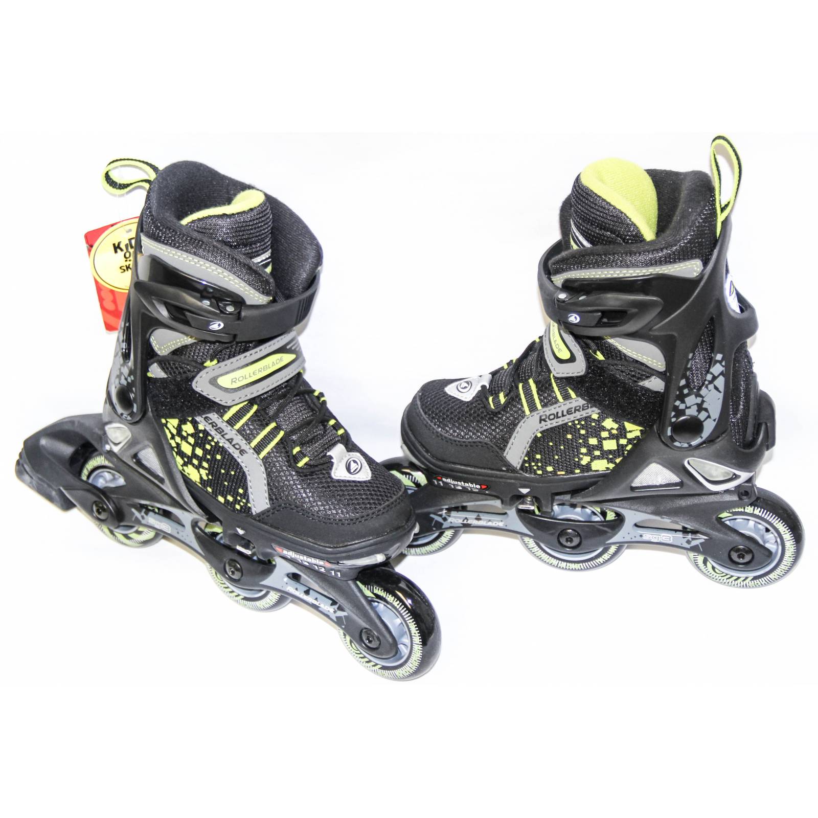Patines en línea roller blade combo amarillo niños 17.520.5