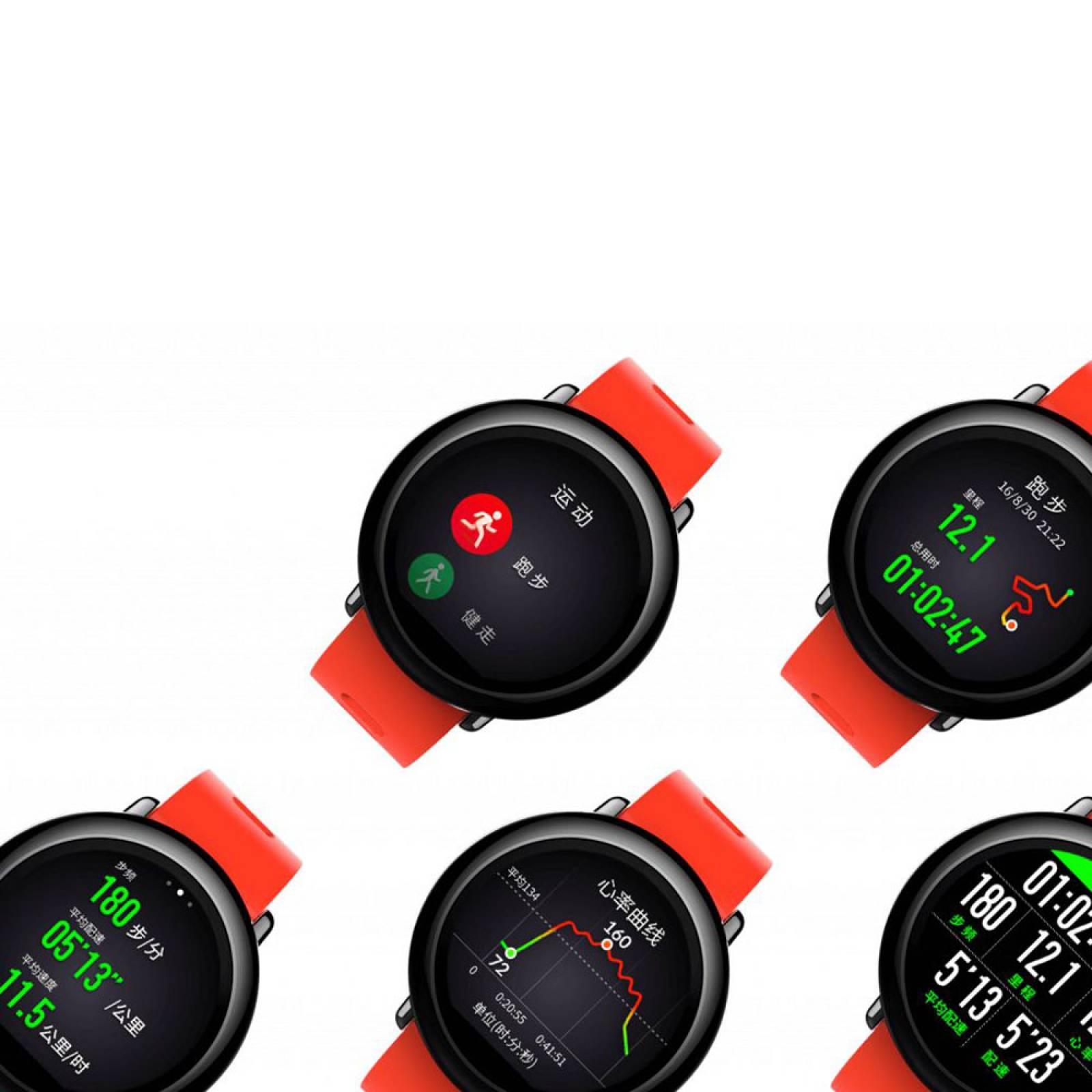 Reloj Inteligente Xiaomi Original Amazfit Pace Rojo