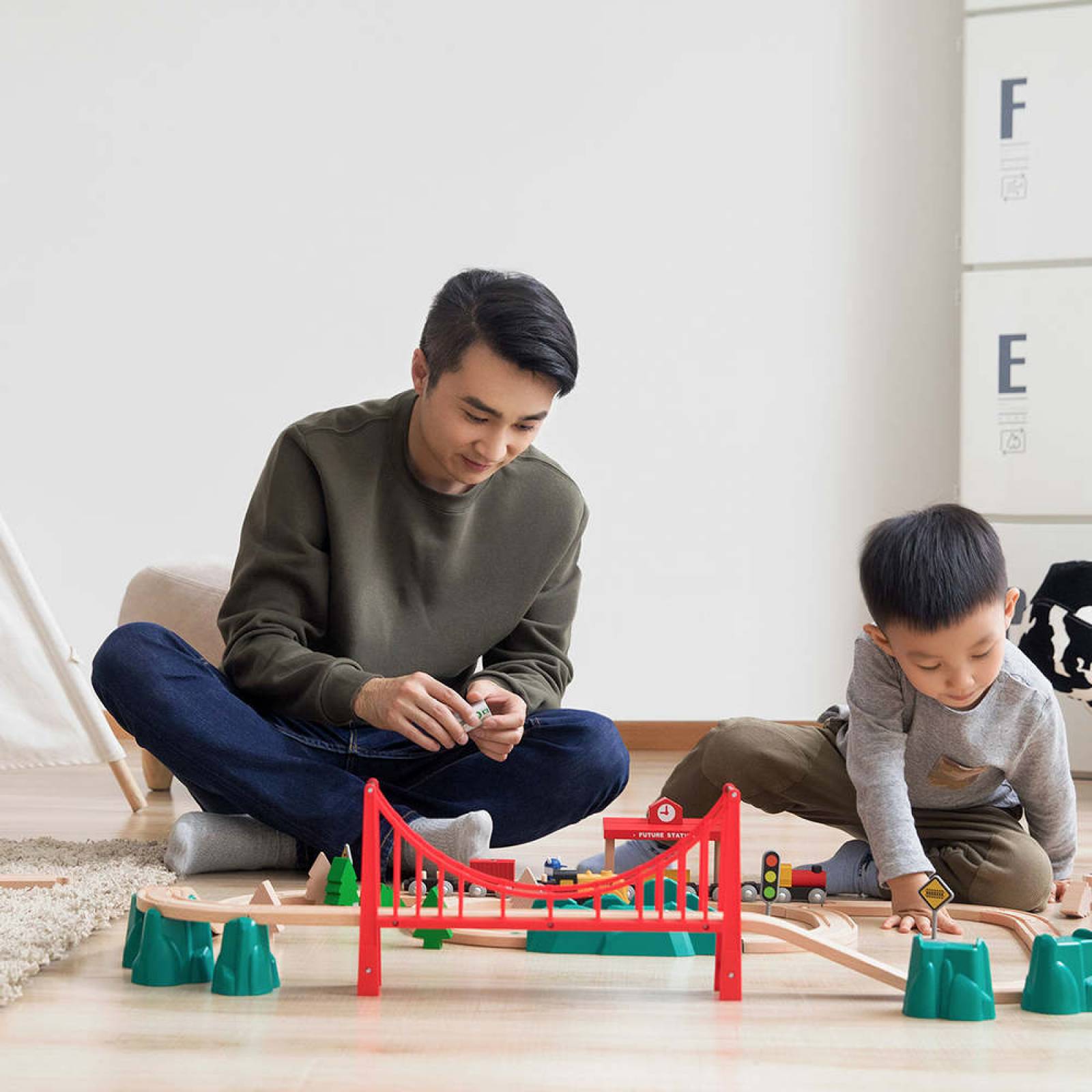 Set de Tren de Madera Xiaomi Mi Toy Train Set