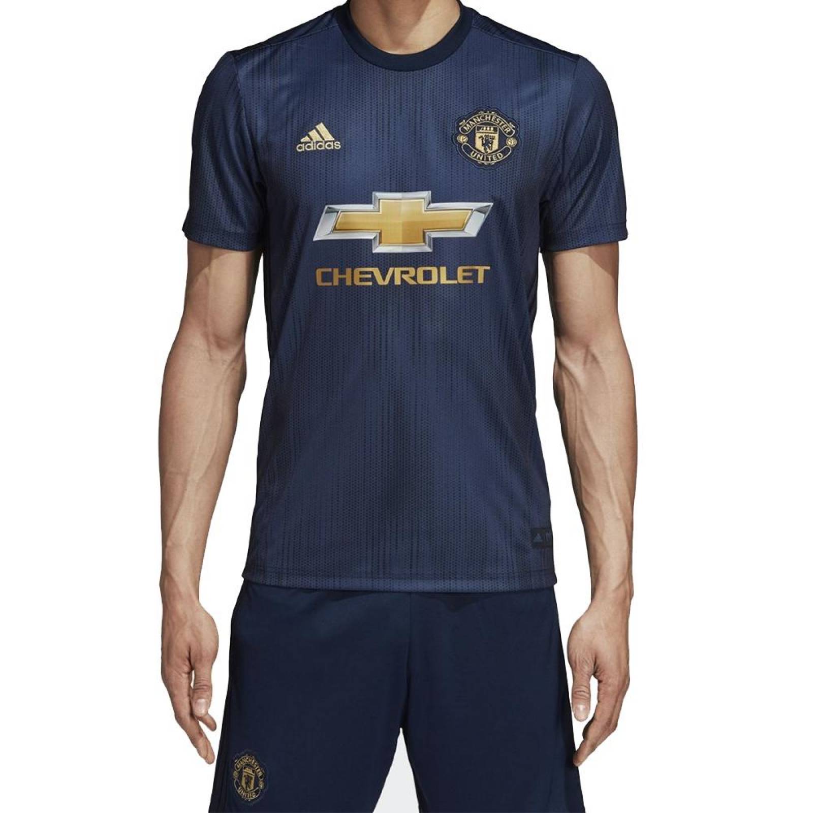 Uniforme Manchester United Azul 2018-2019 - Adulto