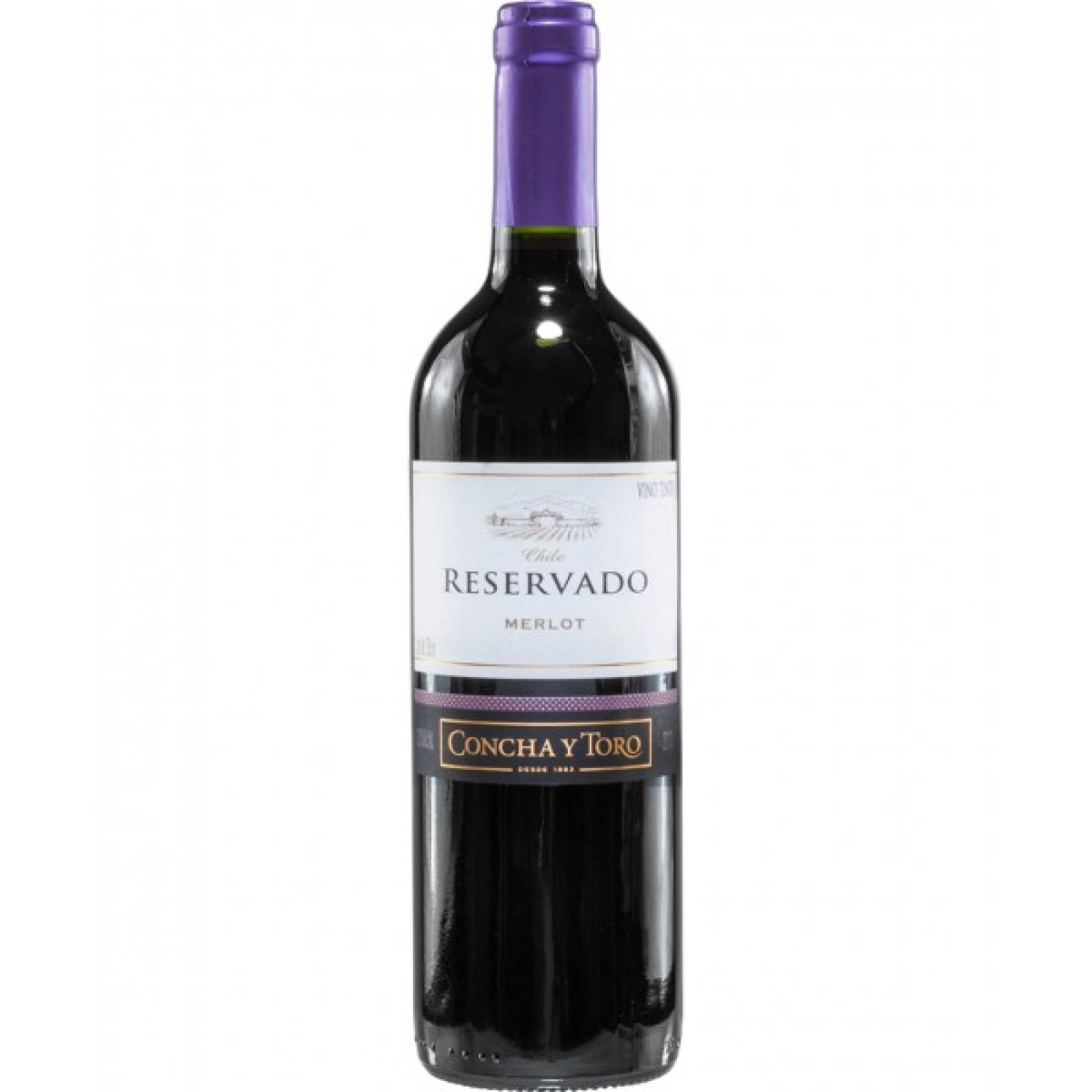 Vino Tinto Concha Y Toro Reservado Merlot 750 Ml.