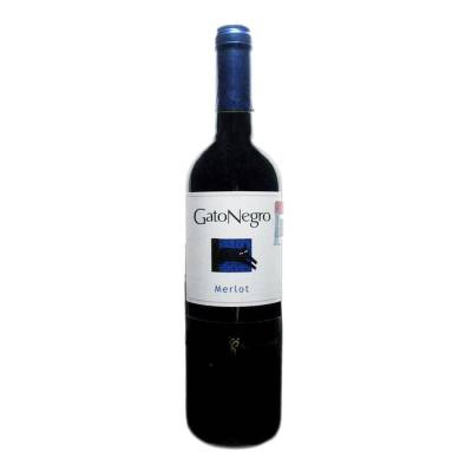 Vino Tinto Gato Negro Merlot 750 Ml.