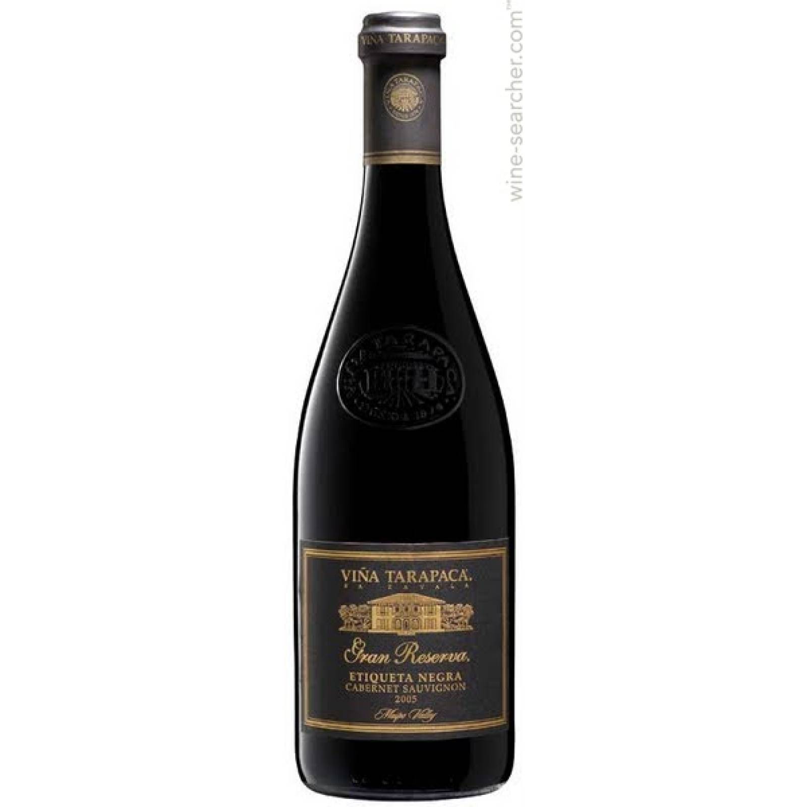 Vino Tinto Tarapaca Gran Reserva Etiqueta  Negra  750 Ml.