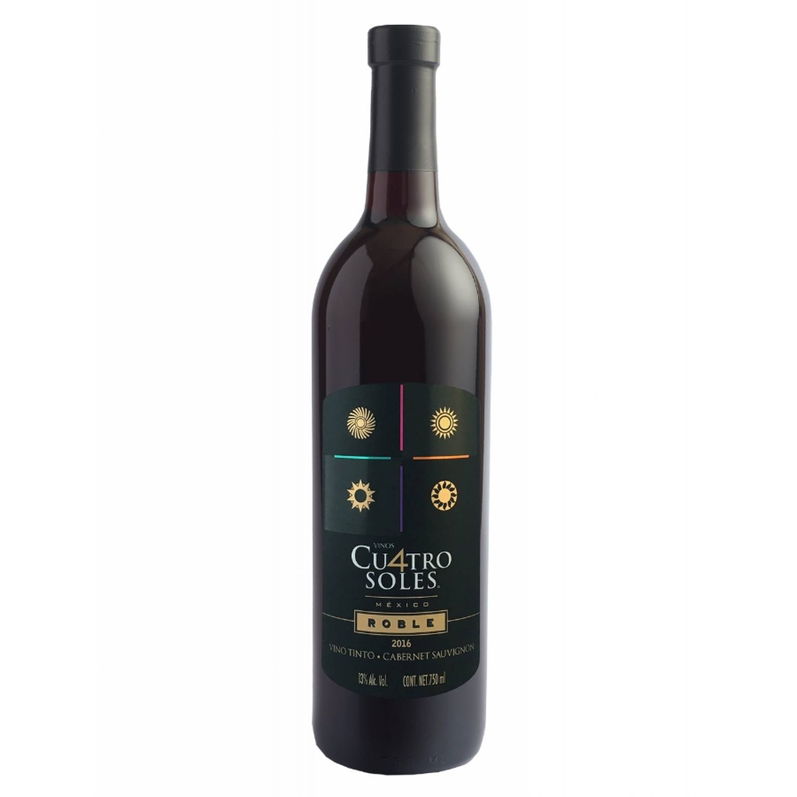 Vino Tinto Cuatro Soles Roble 750 Ml