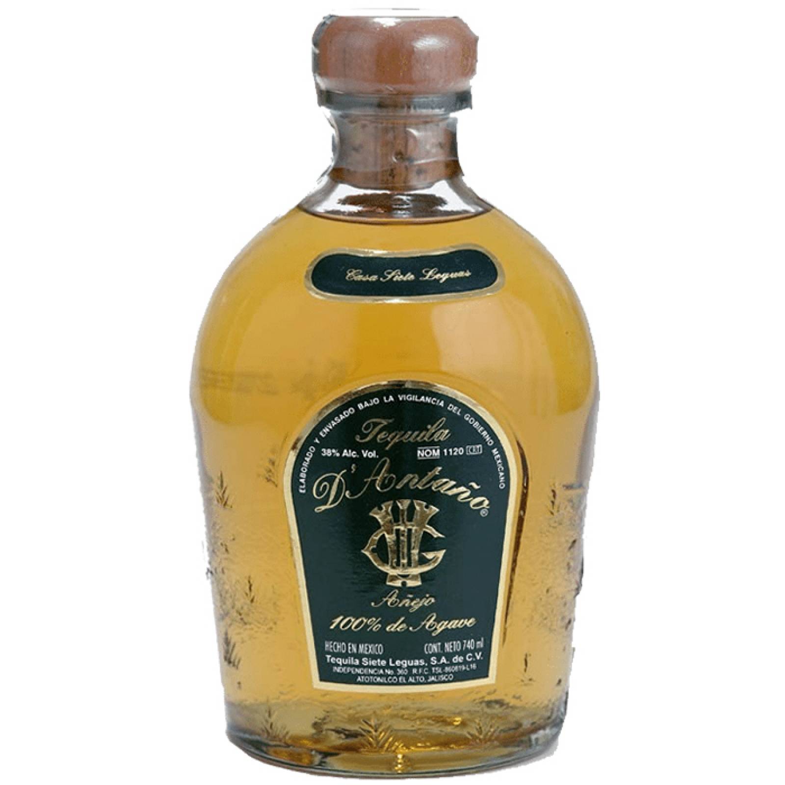 Tequila 7 LEGUAS D´ANTAÑO EXTRA AÑEJO 750 ml.