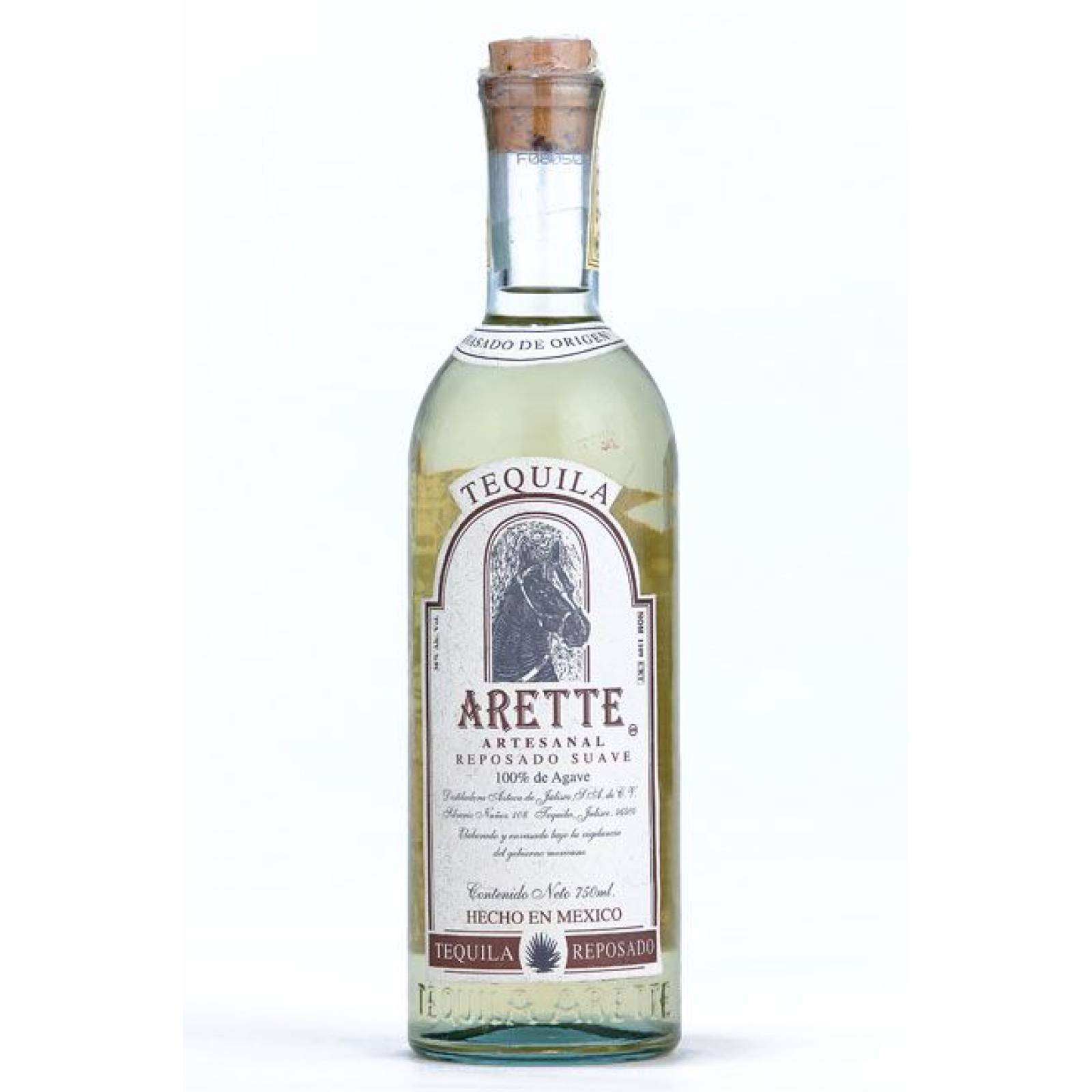 Tequila Arette Artesanal Suave Blanco 750 Ml.