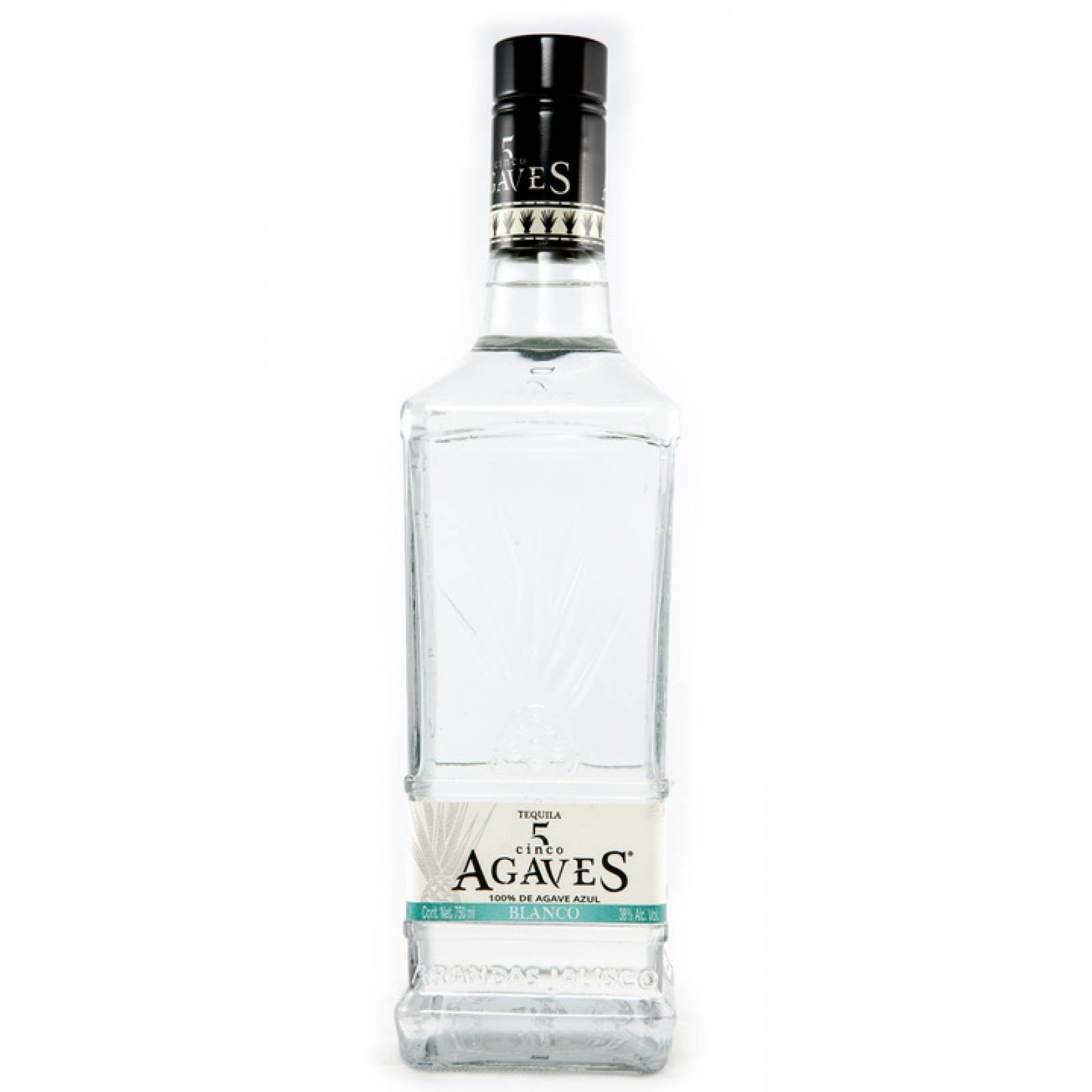 Tequila Cinco Agaves Bco 750 Ml.