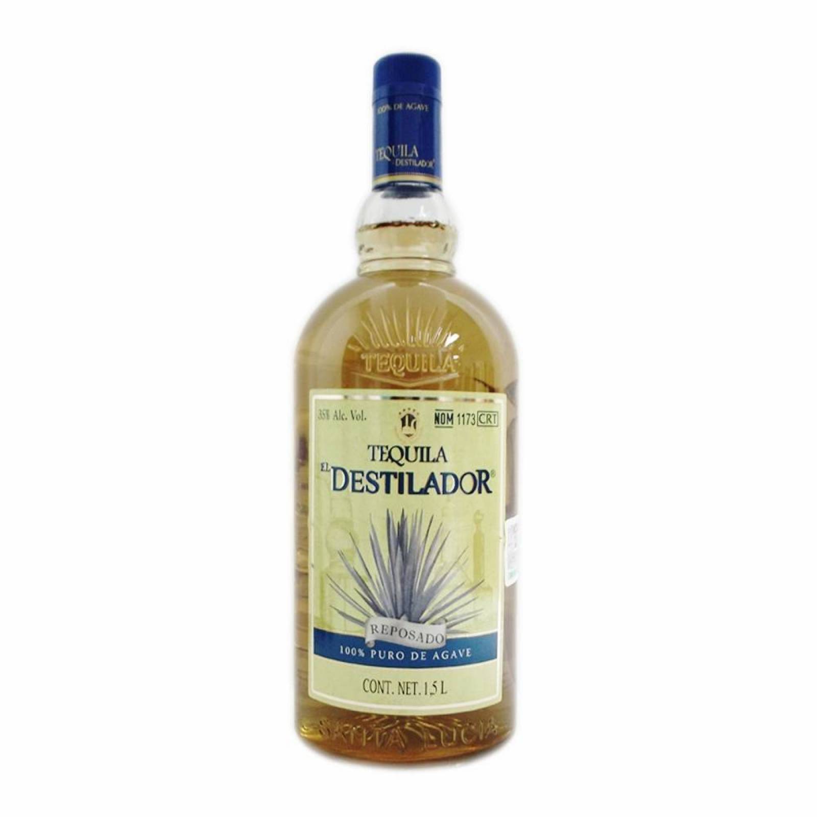Tequila El Destilador Reposado 1500 Ml.