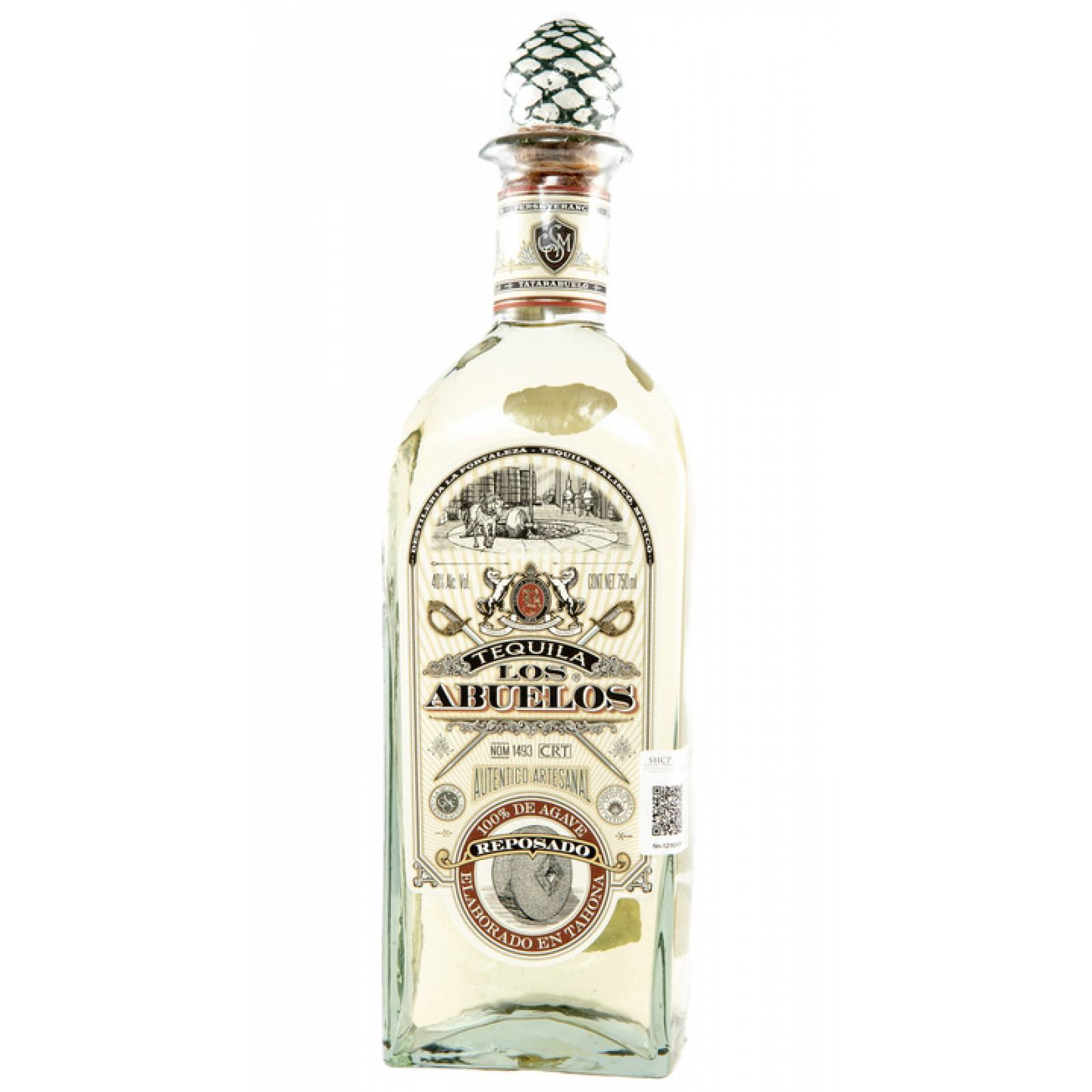 Tequila Los Abuelos Reposado 750 Ml.