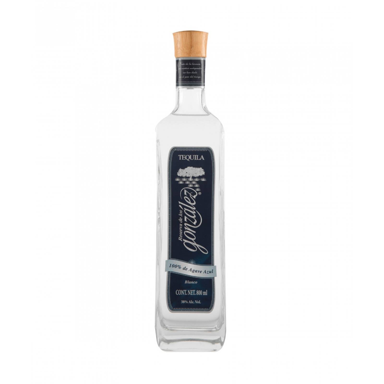 Tequila Reserva De Los Gonzalez Blanco 800 Ml.