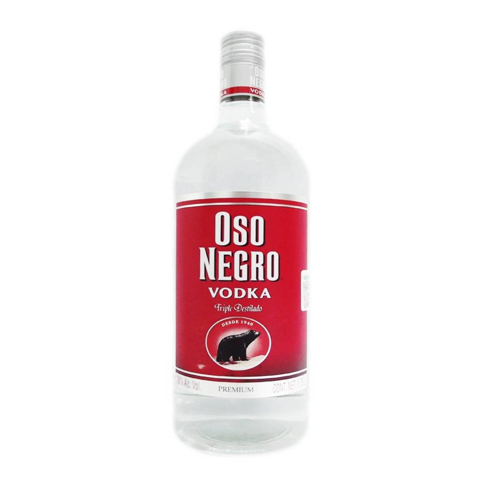 Vodka Nacional Oso Negroâ  1750 Ml.