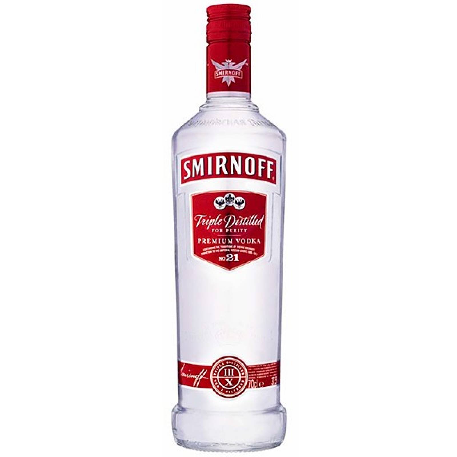 Vodka Nacional Smirnoffâ  1000 Ml.