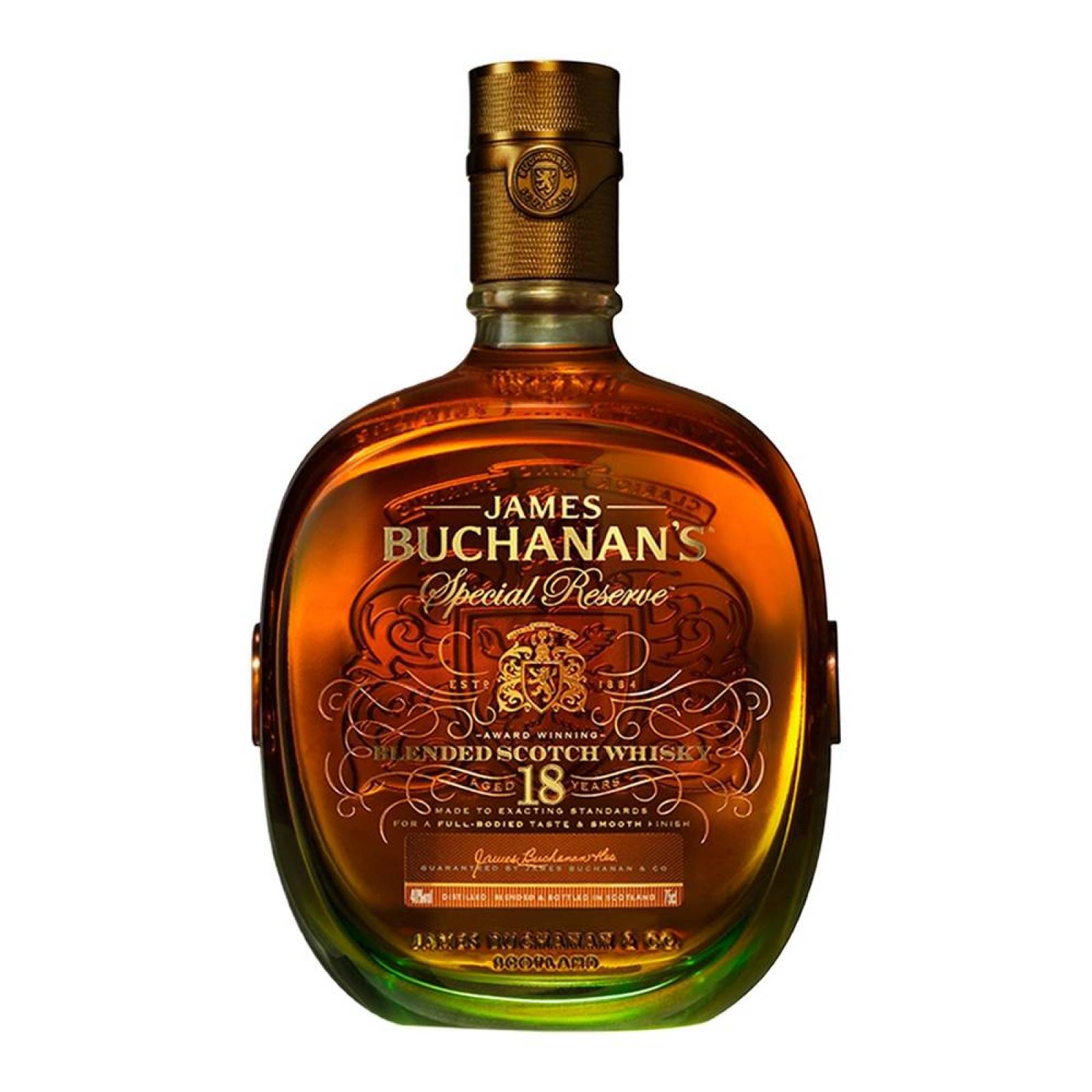 Whisky Escoces Blend BUCHANANS 18 AÑOS RESERVA ESPECIAL 750 ml.