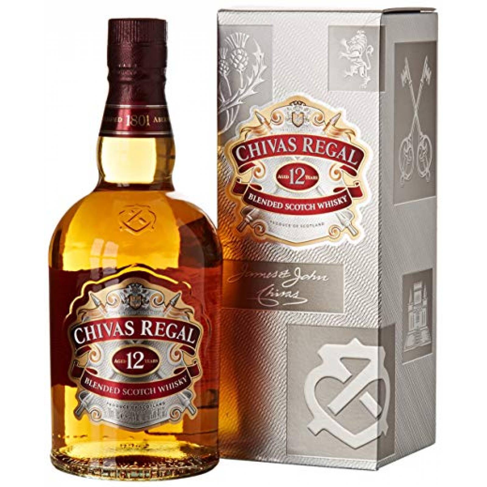 Whisky Escoces Blend Chivas Regal 12 Aã‘Os 1500 Ml.