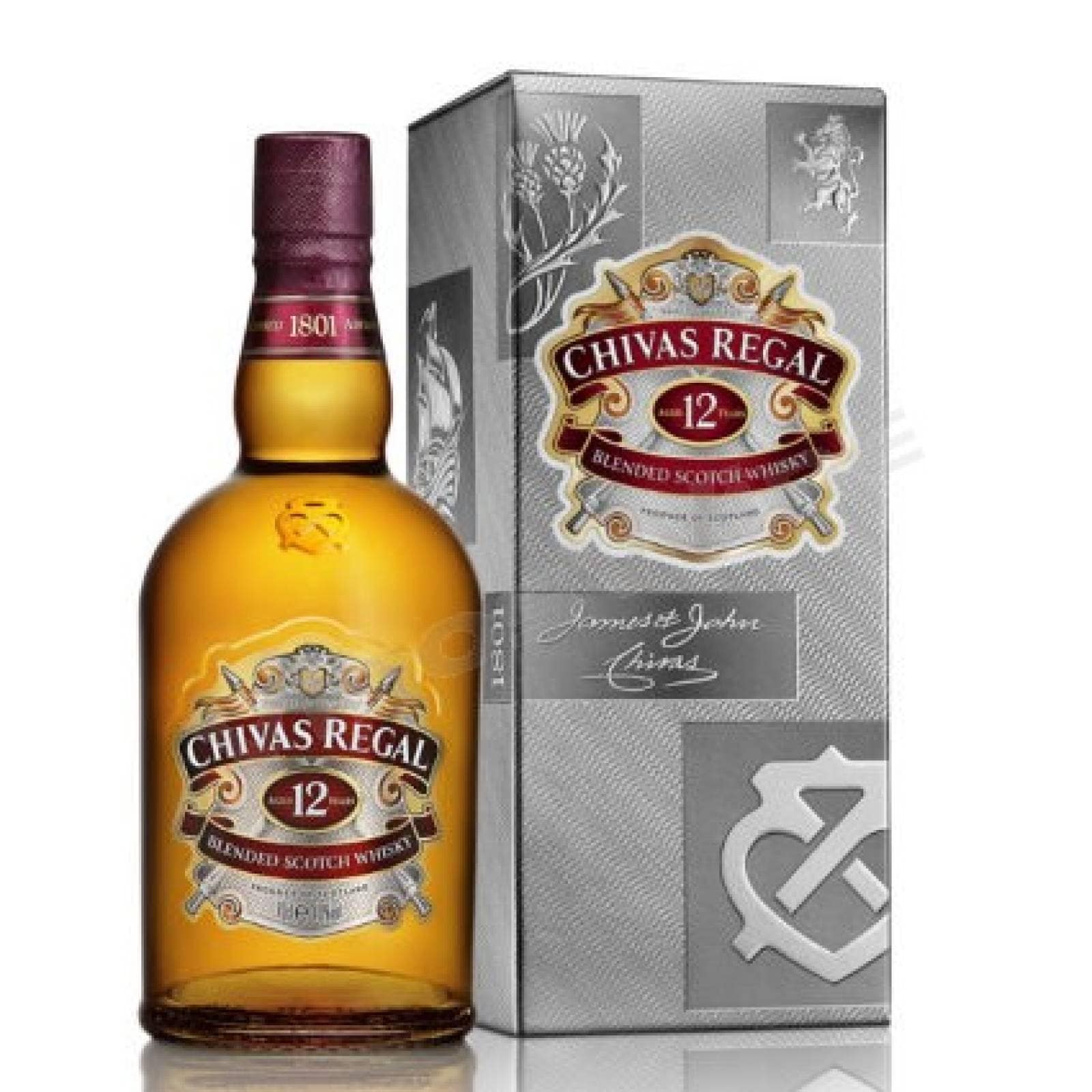 Whisky Escoces Blend Chivas Regal 12 Aa Os 1750 Ml