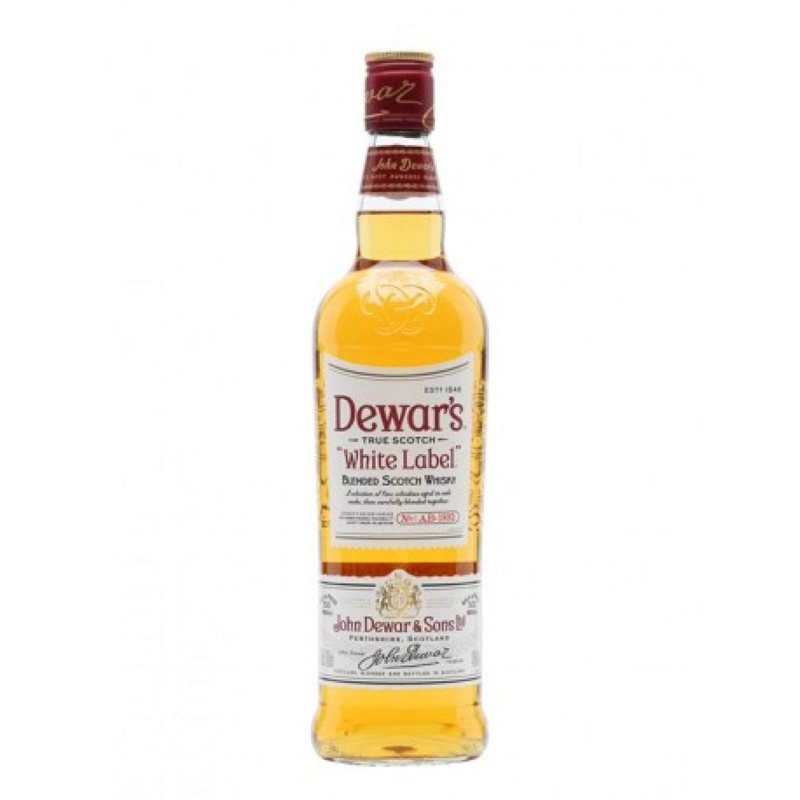 Whisky Escoces Blend Dewars White Label 750 Ml.