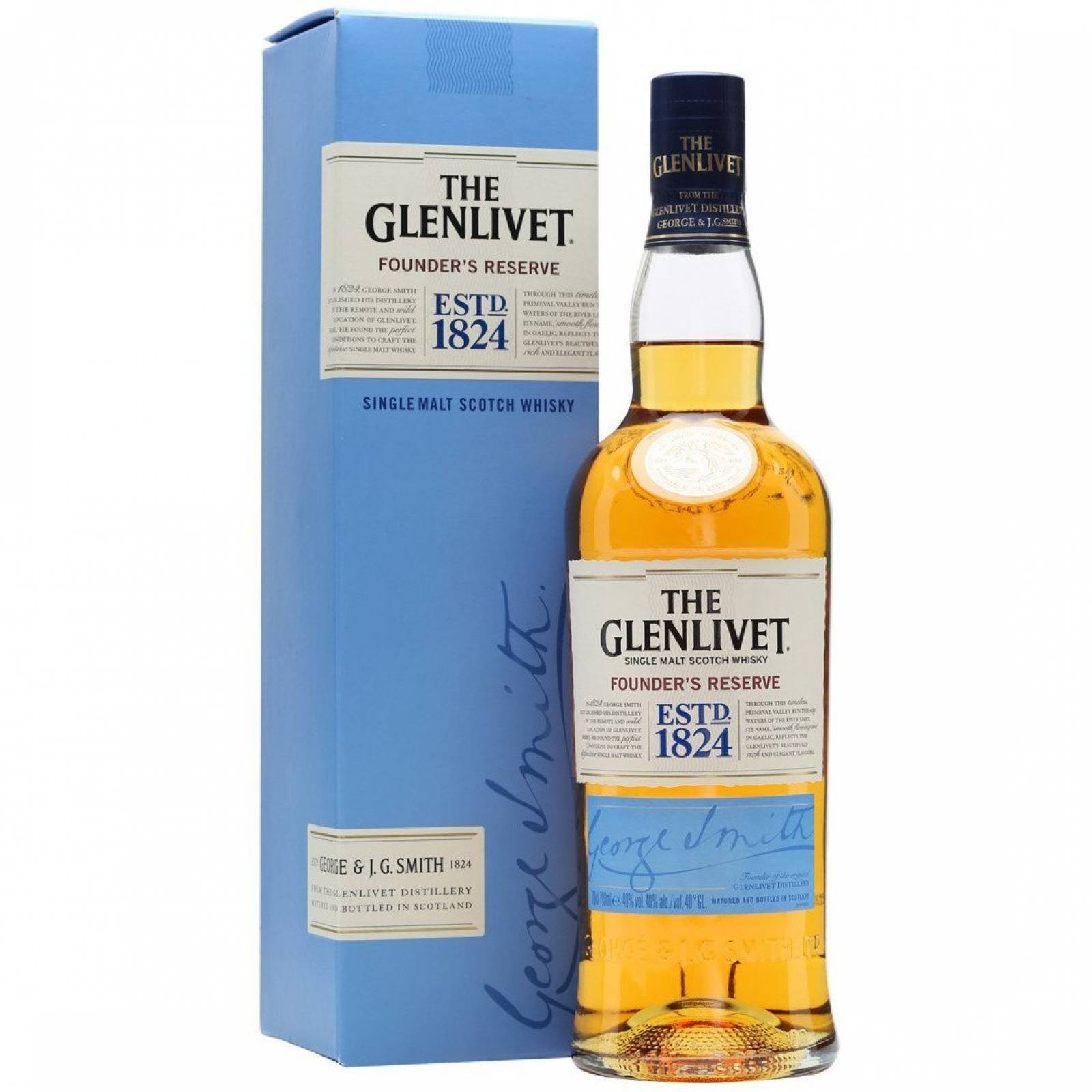 Whisky Escoces Single Malt The Glenlivet Founders Reserve 750 Ml.