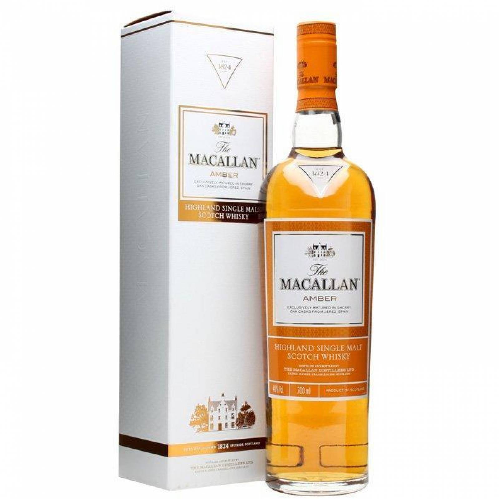 Whisky Escoces Single Malt The Macallan Amber 700 Ml.