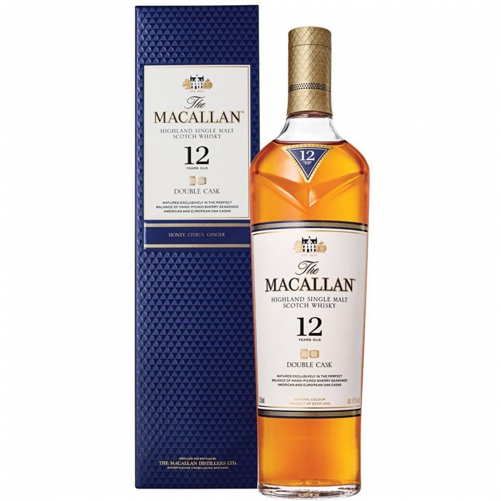 Whisky Escoces Single Malt The Macallan Double Cask 700 Ml.