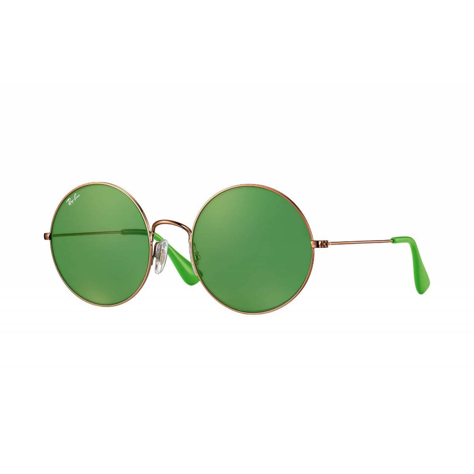 Lentes de sol Ray Ban Rb3592 9035c7 The Ja-jo Round Verde Dorado Unisex
