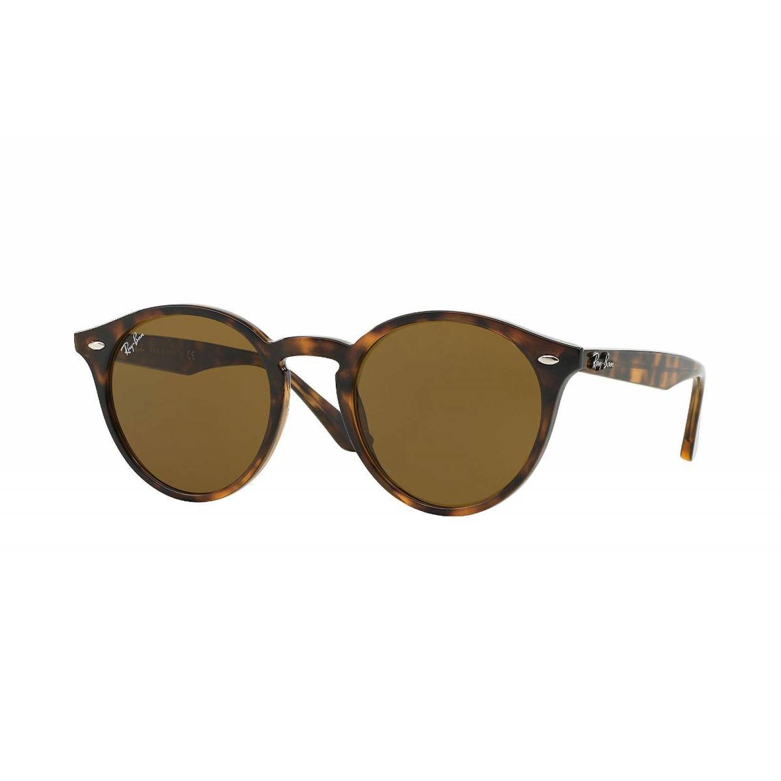 Lentes de sol Ray Ban Rb2180 710/13 Round Metal Acetato Carey Cafe B-15 Unisex