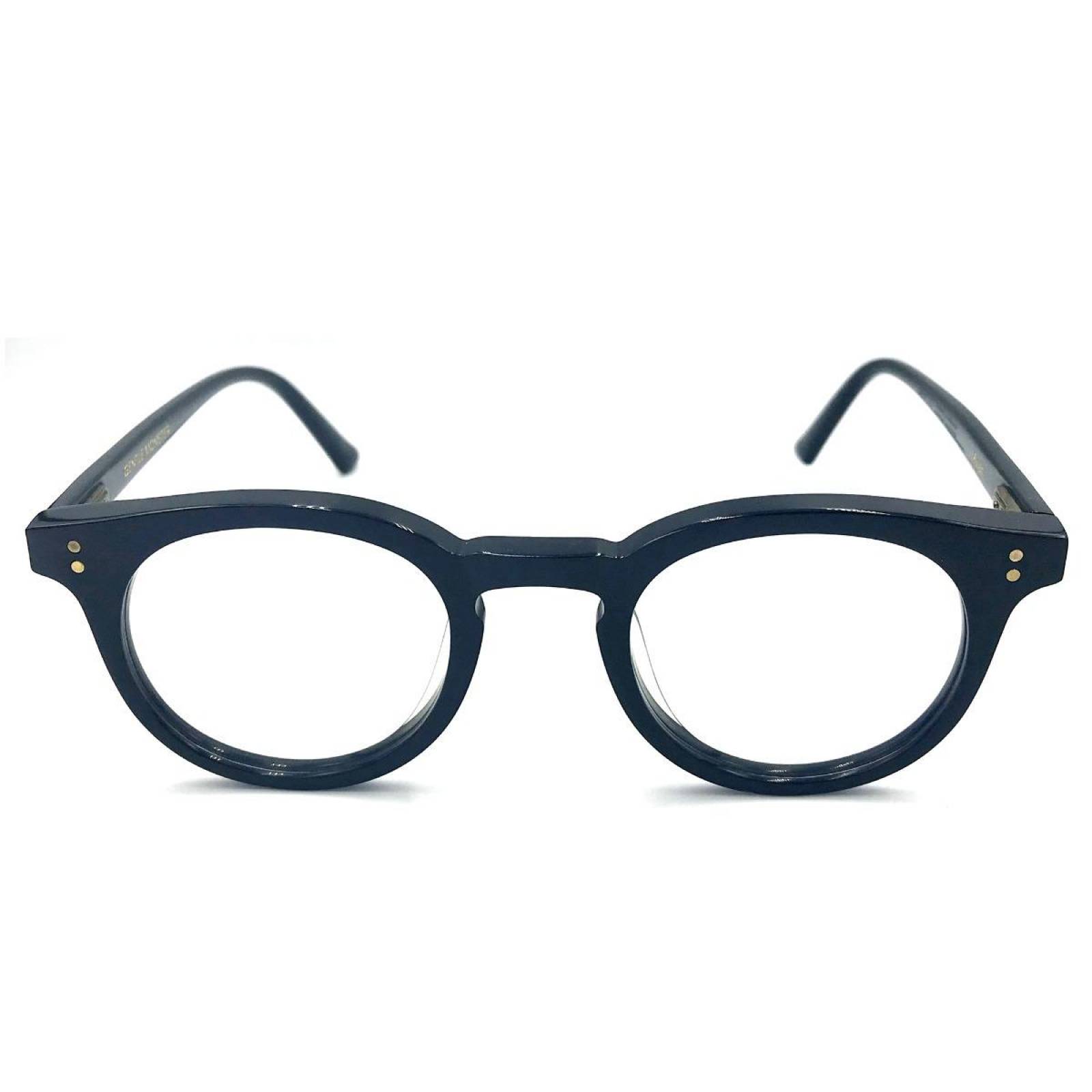 Lentes Oftalmicos Gentle Monster Oftalmico Milan Negro Round Sin Acce
