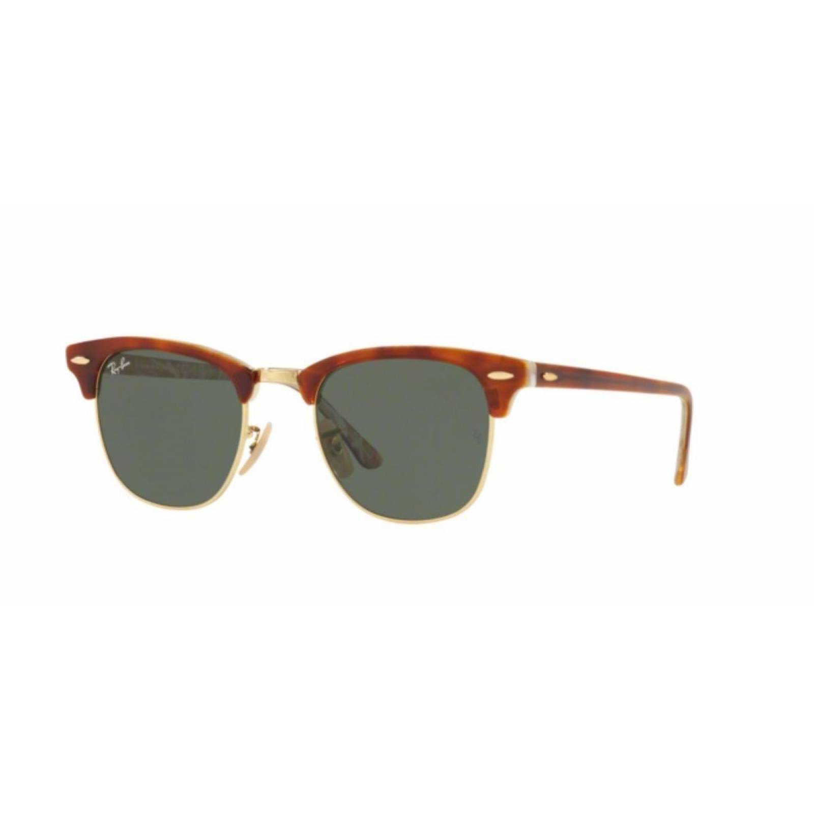 Lentes de sol Ray Ban Rb3016 W3374e Clubmaster Negro G-15 Carey Original Unisex