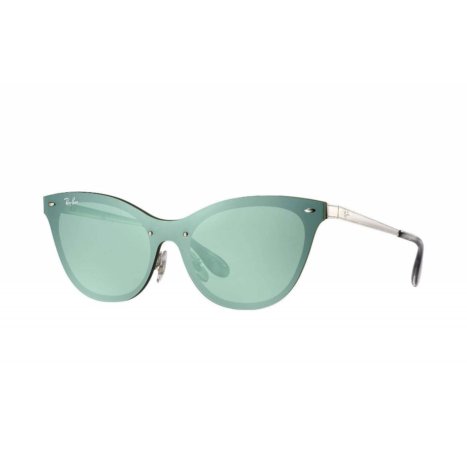 ray ban espejo plata