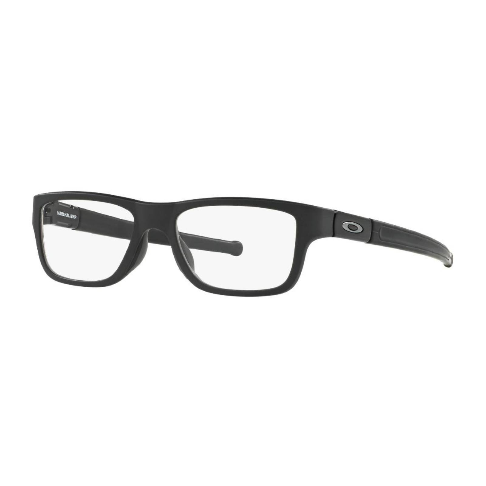 Lentes oftálmicos Armazon Oakley Ox8091 Marshal Satin Black + Carbon Fiber Cas Unisex