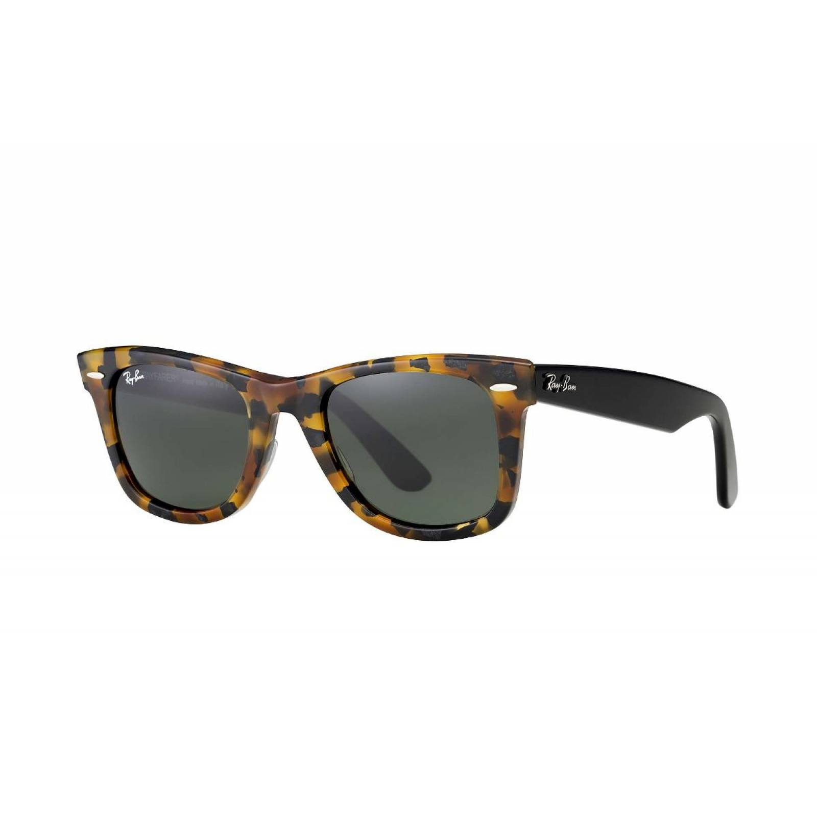 Lentes de sol Ray Ban Rb2140 1157 Wayfarer Fleck Carey Negro Original Icon Unisex