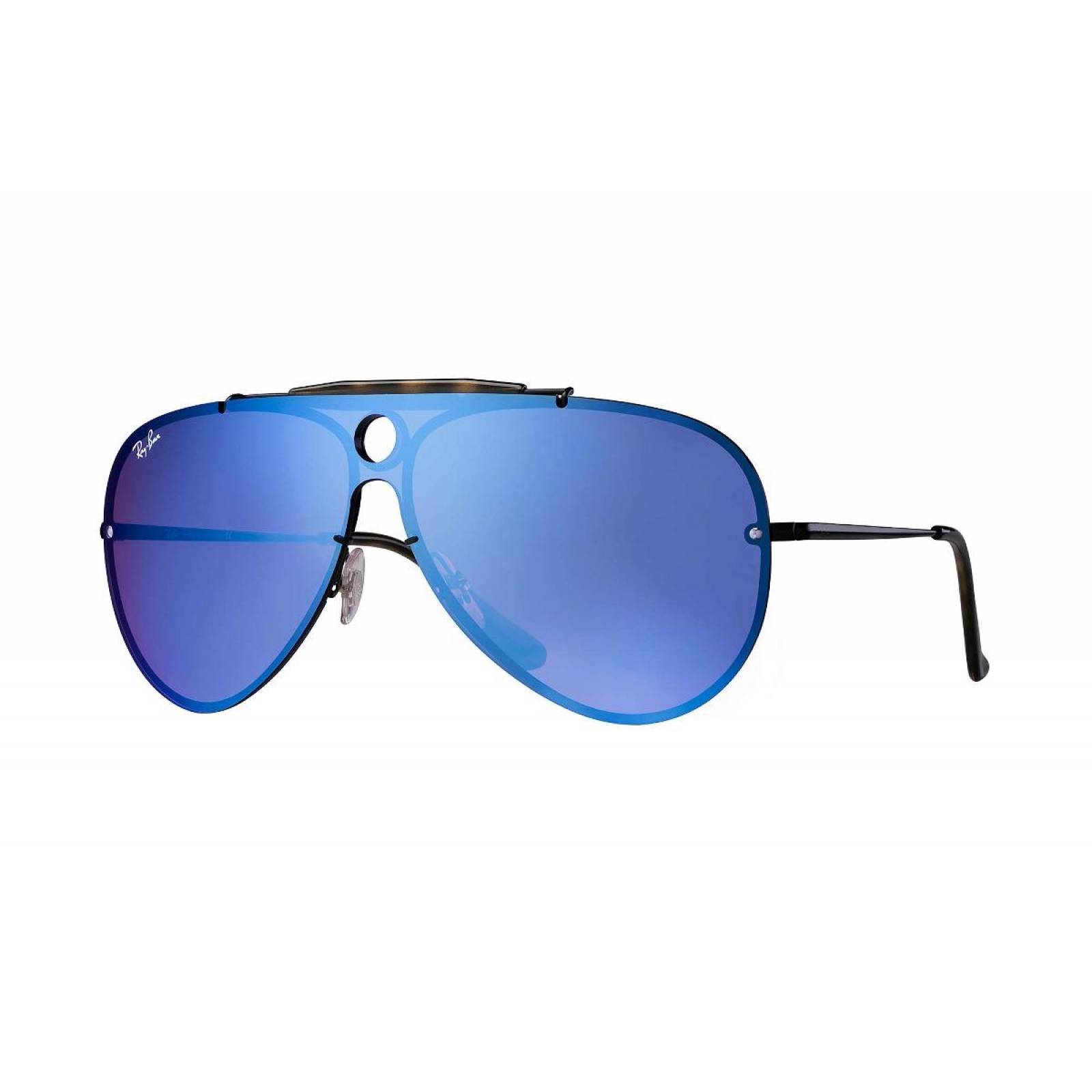 Lentes de sol Ray Ban Rb3581n 153/7v Aviator Shooter Blaze Azul Espejo Unisex