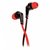 Audífonos In Ear Alámbricos rojos ISOUND