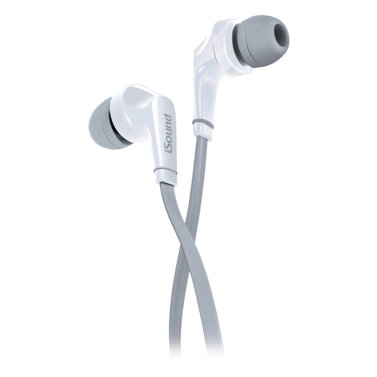Audífonos In Ear Alámbricos blancos ISOUND