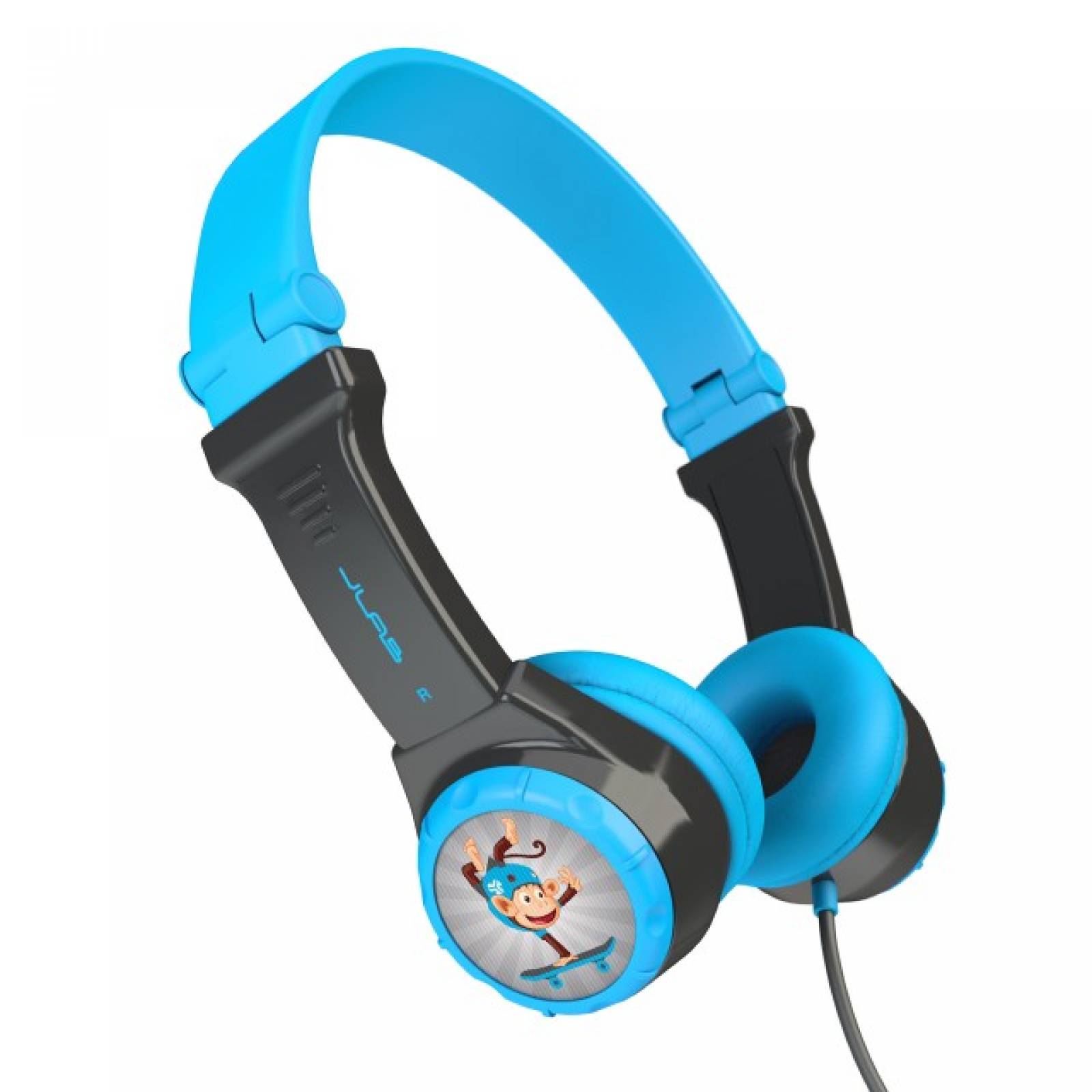 Audífonos Over Ear Alámbricos Kids negro/azul JLAB