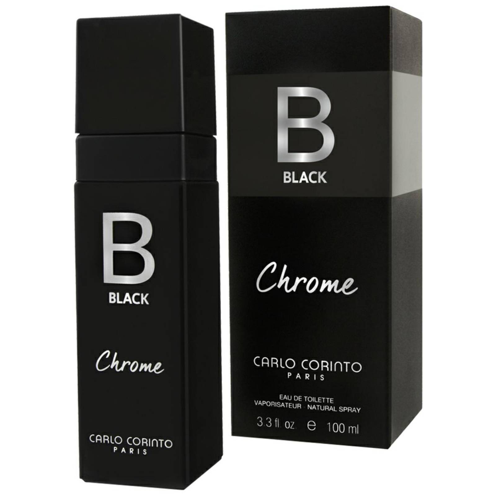 Black Chrome de Carlo Corinto Caballero de 100 ml