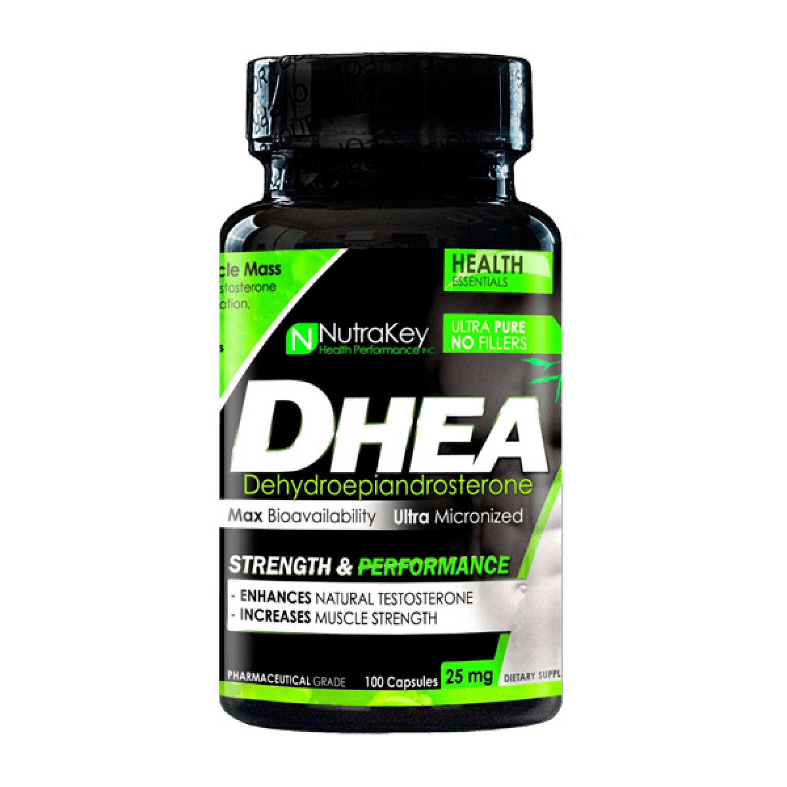 Precursor De Testosterona Dhea Nutrakey 100 Cápsulas