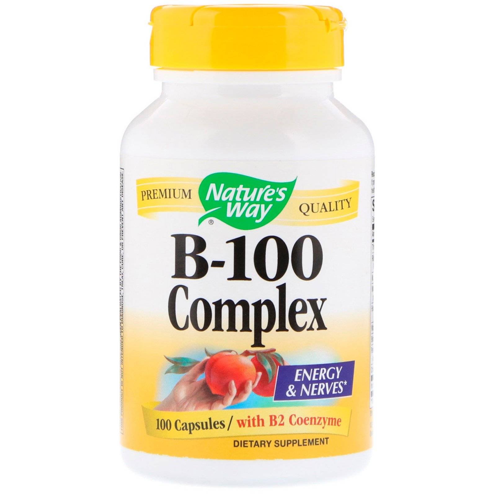 Vitamina B Nature's way Complejo B100 60 Cápsulas