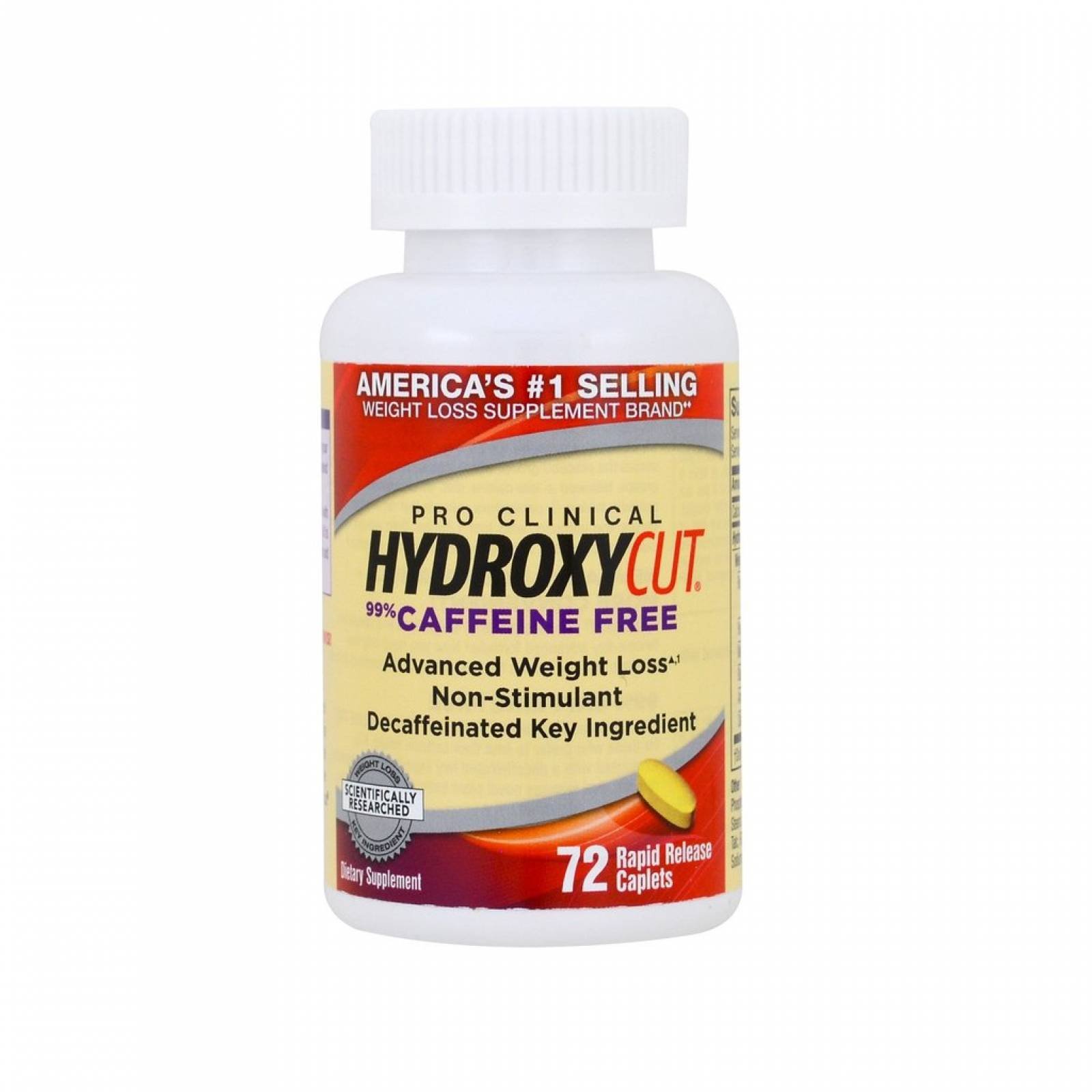 Quemador De Grasa Muscletech Hydroxycut Pro Clinical Caffeina Free 60 Cápsulas