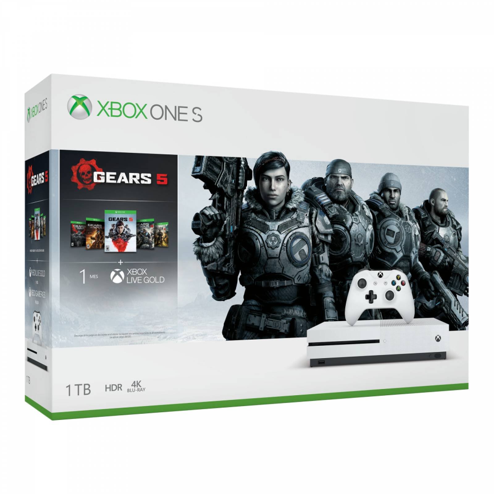 Consola Xbox One S 1 TB con Gears 5