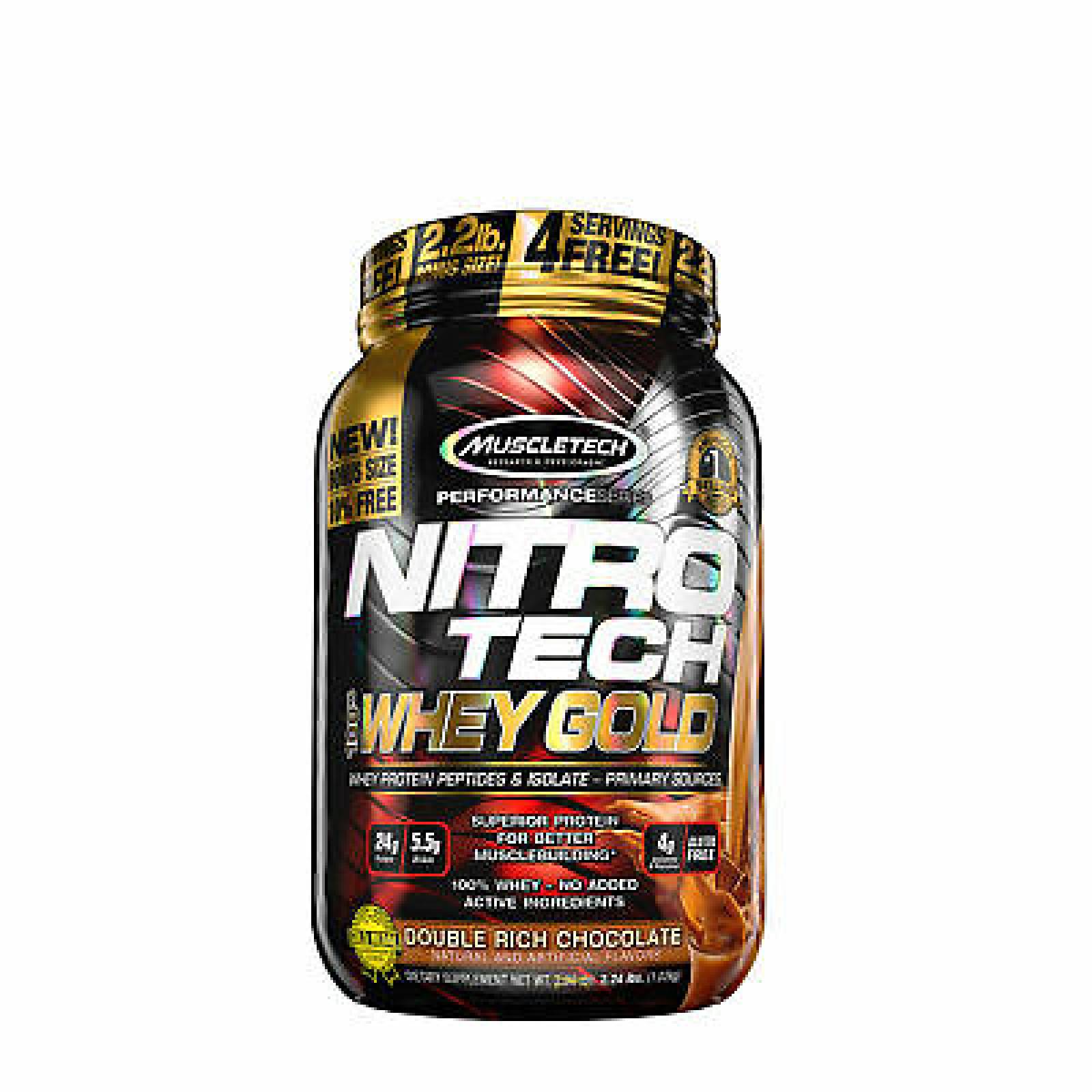 Proteina MUSCLETECH Nitro Tech 100% Whey Gold 2.22lb