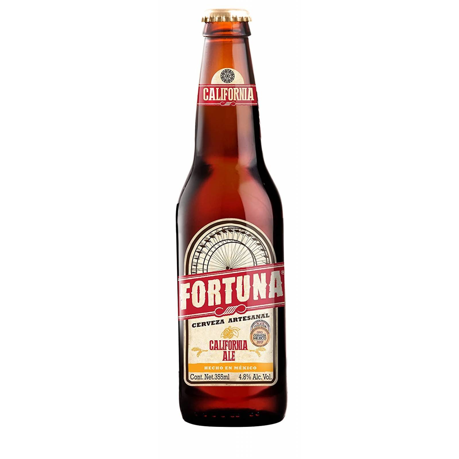 Cerveza Fortuna California Ale Botella 355 ml