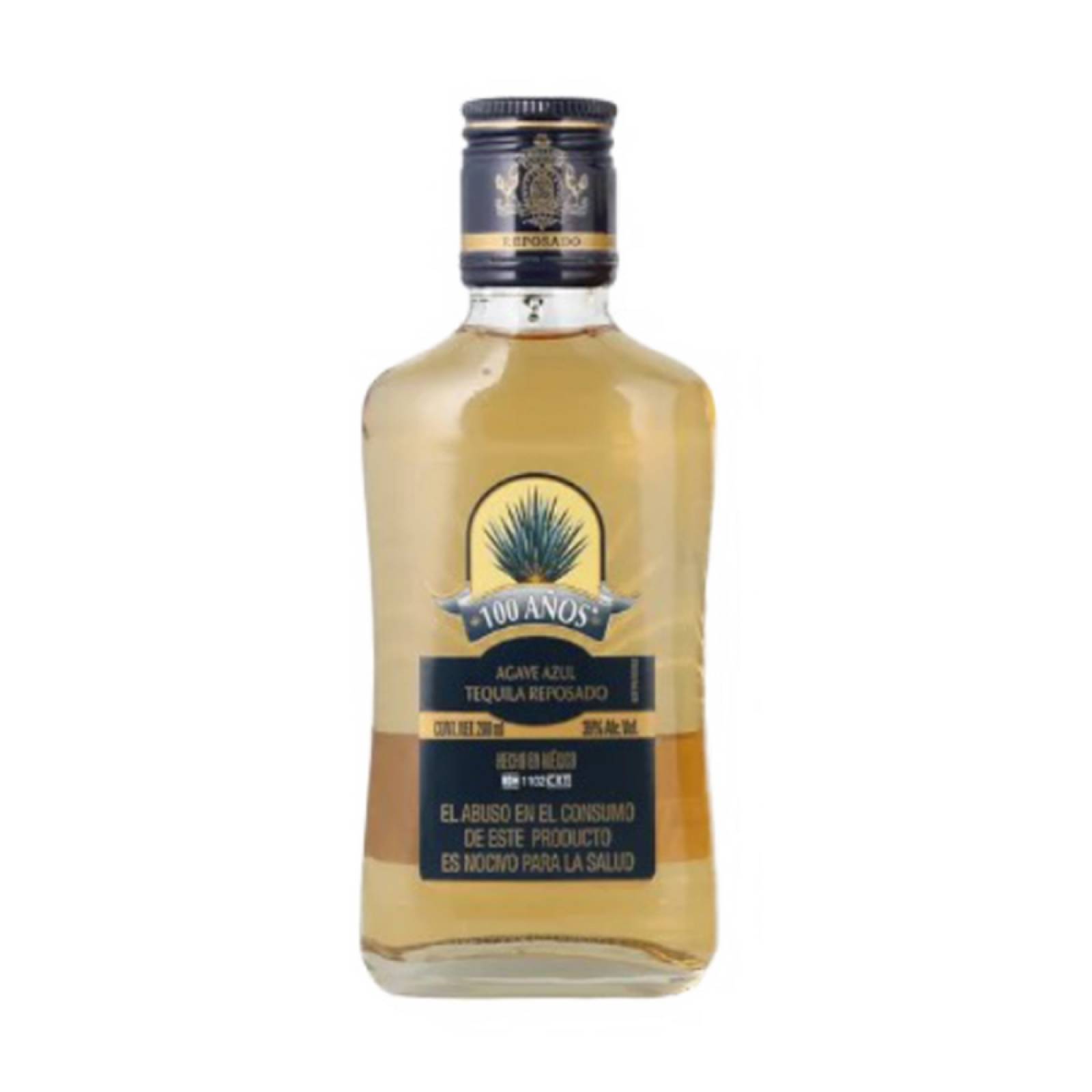 Tequila 100 años Etiqueta Azul Reposado 200 ml