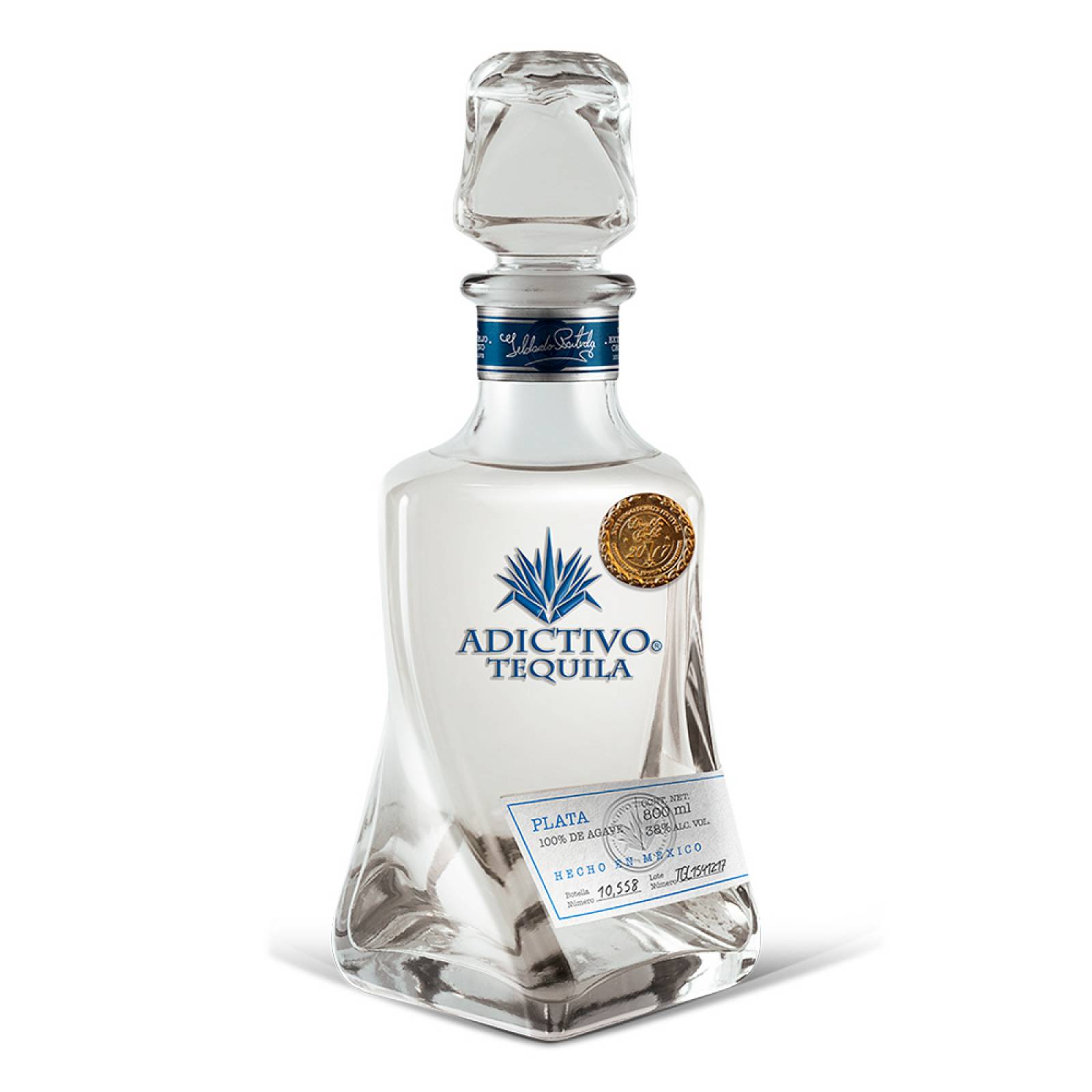 Tequila Adictivo Plata 800 ml