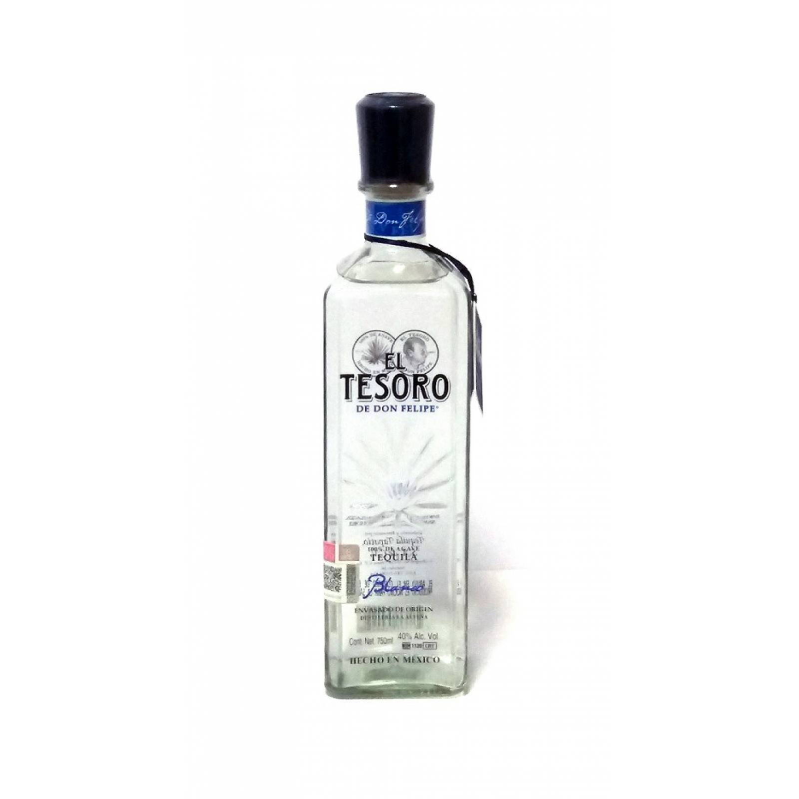 Tequila El Tesoro De Don Felipe Blanco 750 ml