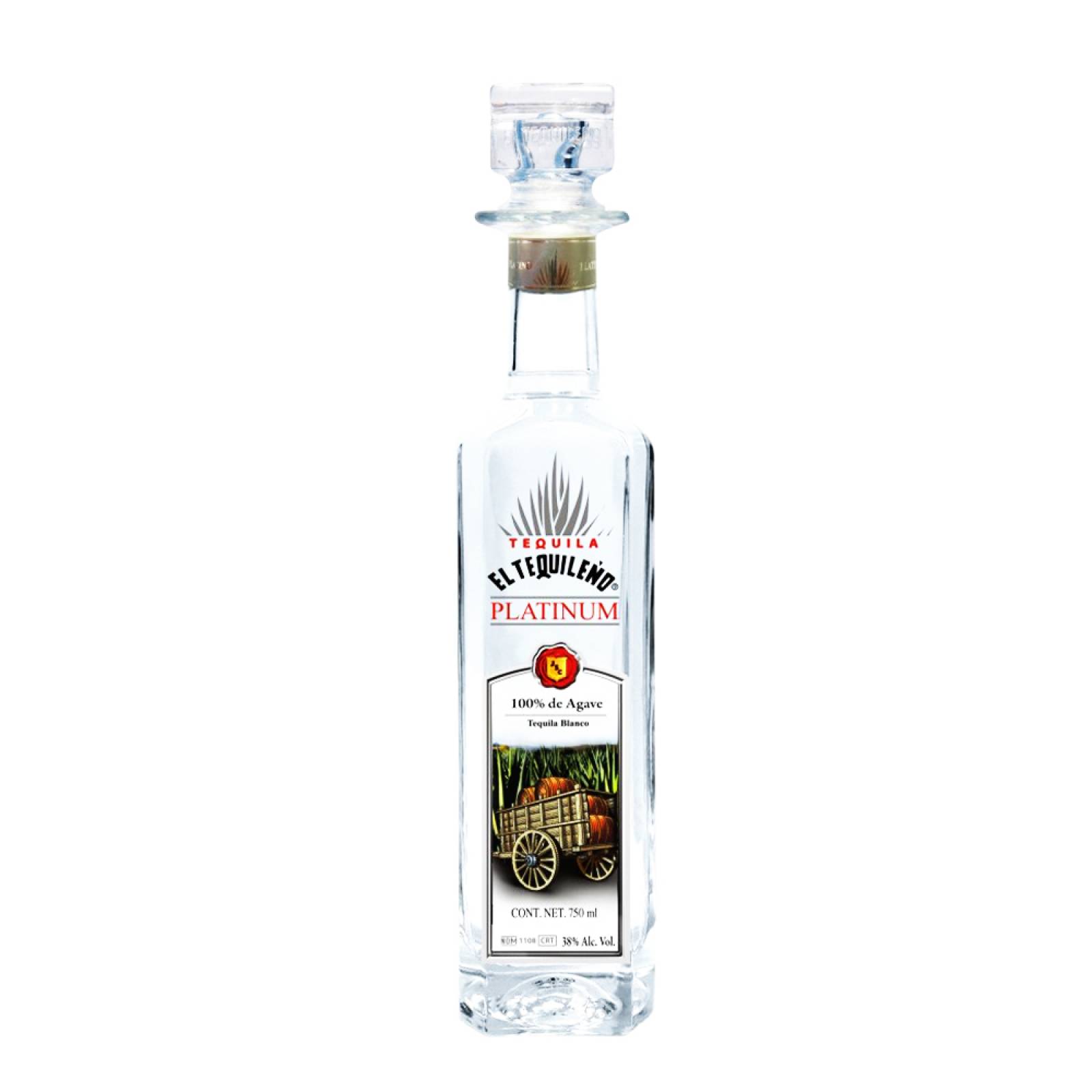 Tequila Tequileño Platinum 750 ml