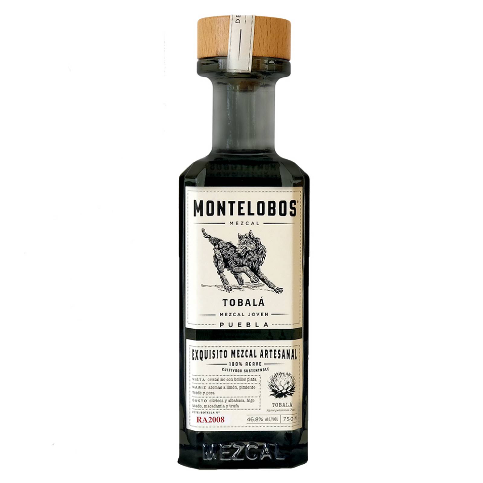 Mezcal Montelobos Tobala 750 ml