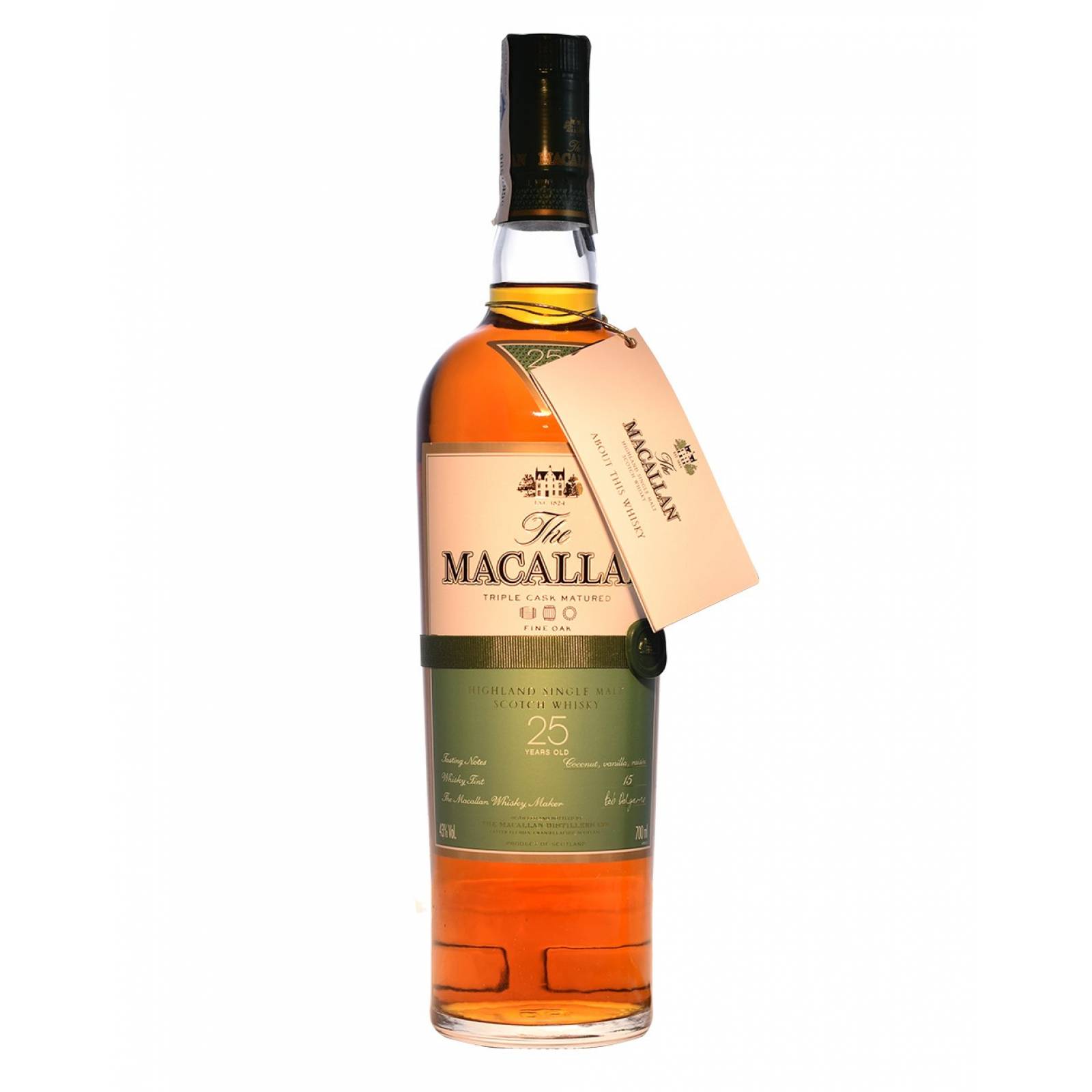 Whisky The Macallan Single Malt 25 Años 700 ml