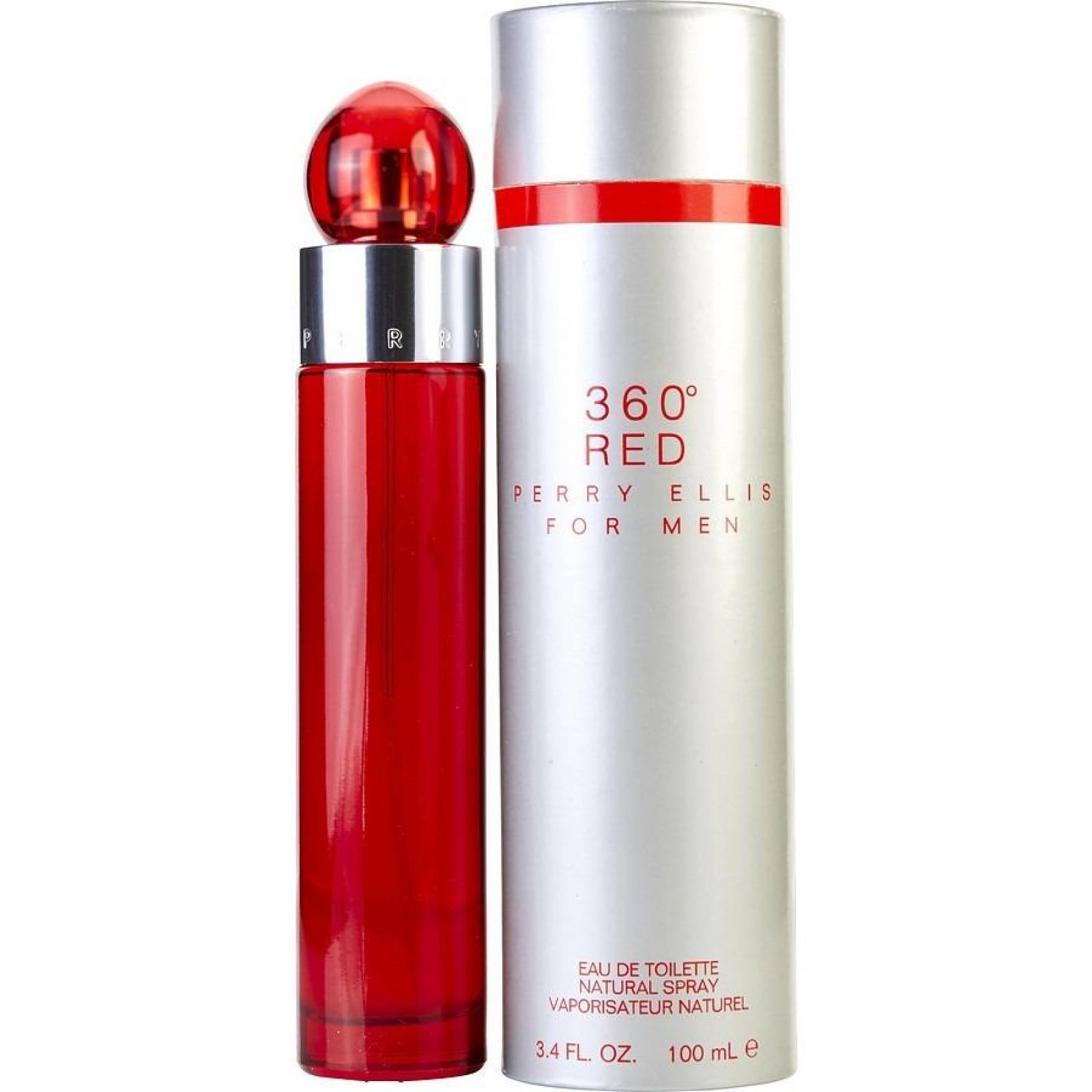 Loción 360 Red de Perry Ellis EDT 100 ml