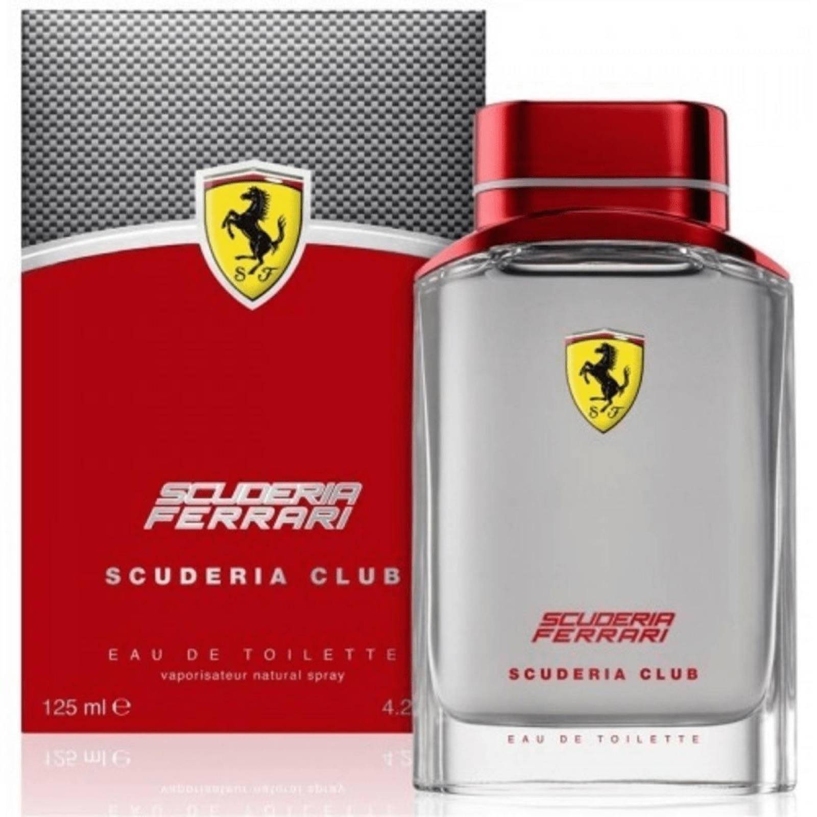 loción ferrari scuderia black caballero eau de toilette 125 ml