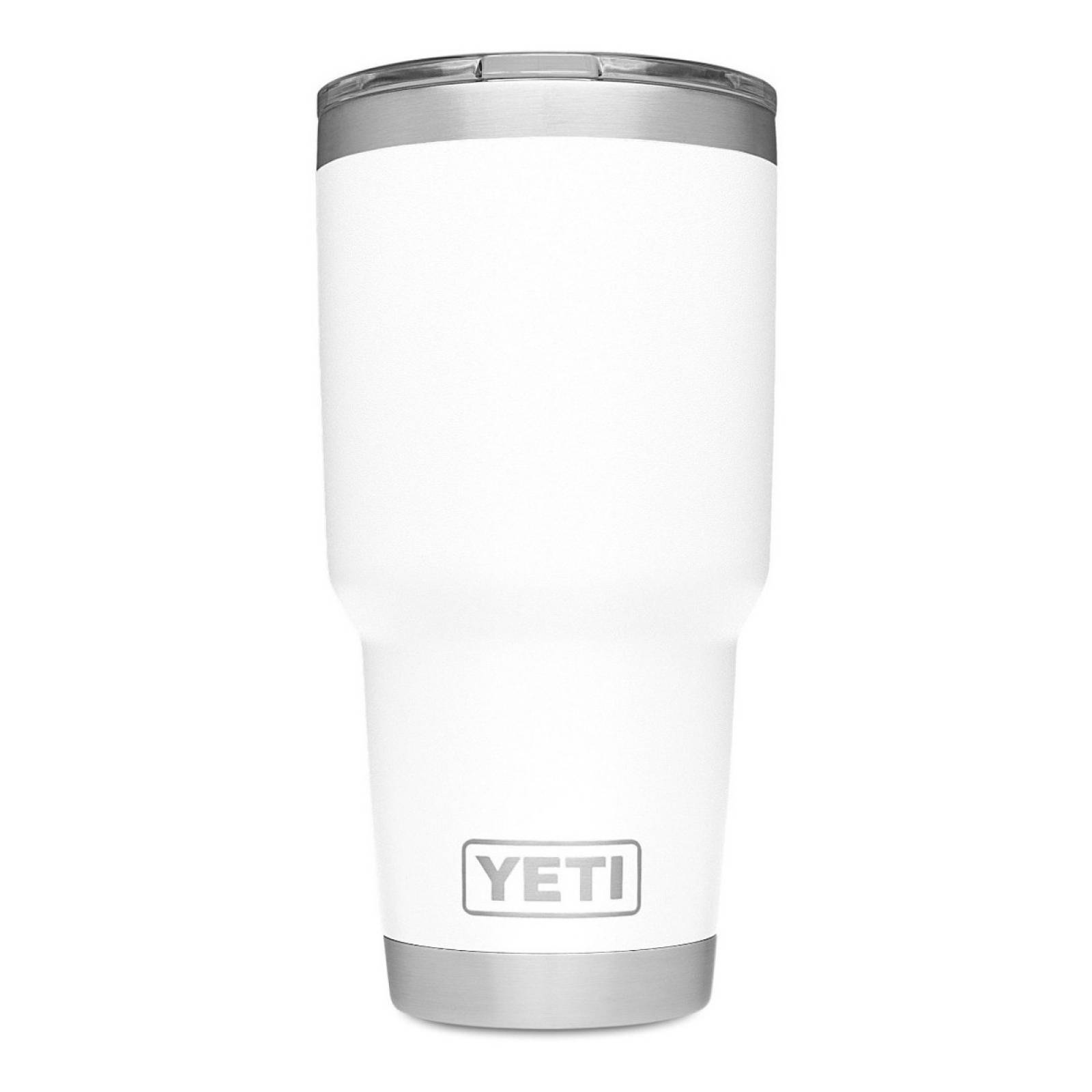 Termo Yeti Rambler 30 OZ con tapa estándar - Blanco (887 ml)